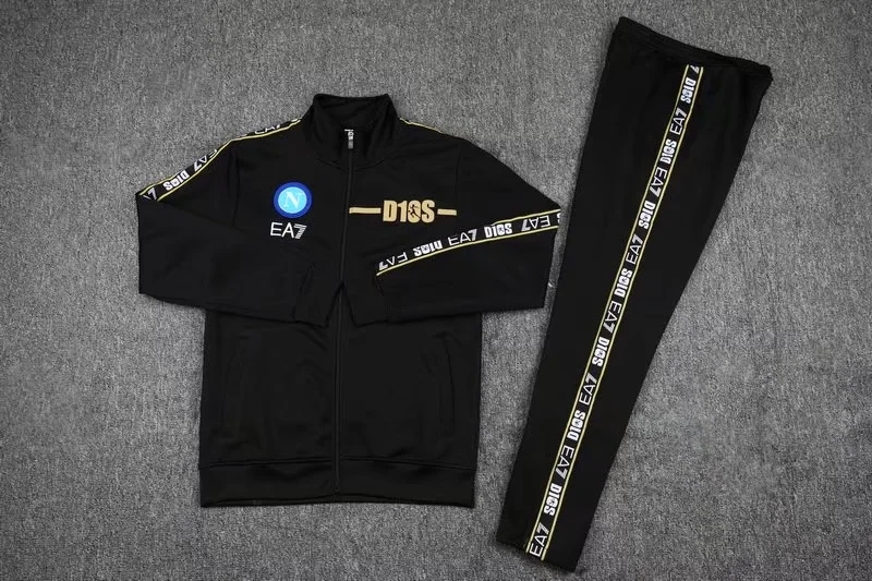 22-23 Napoli Black Jacket Tracksuit Thai Quality - leoleo123123