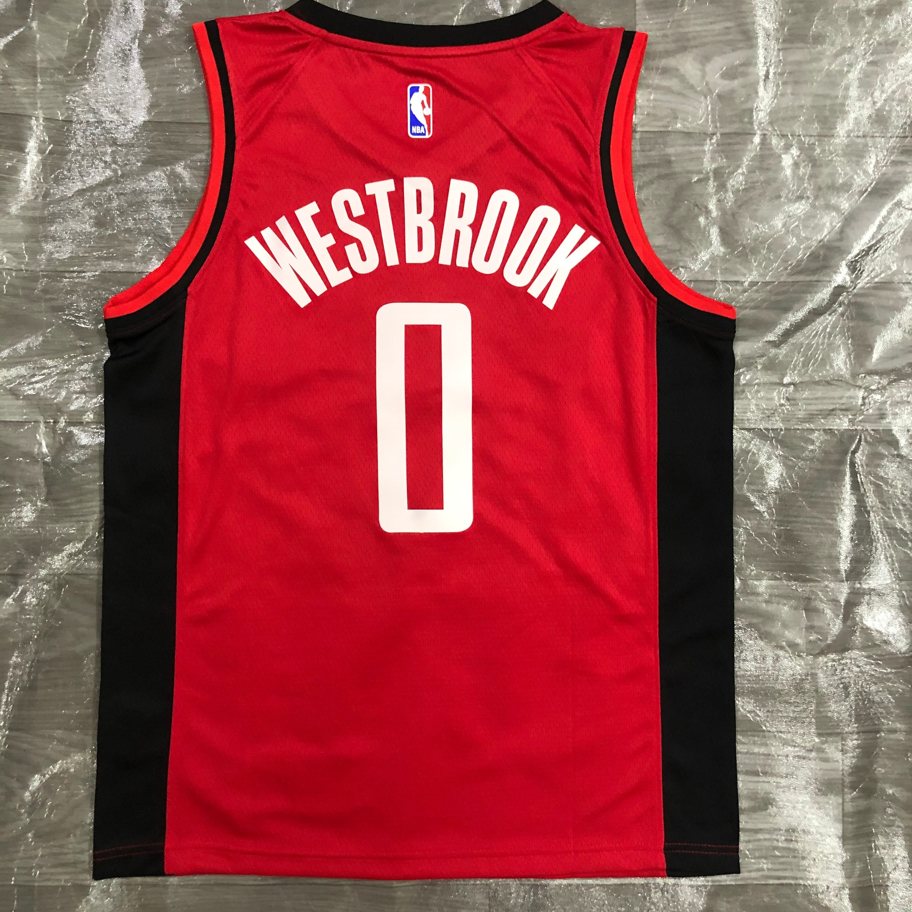 NBA Men Season 2021 Houston Rockets Red #0 WESTBROOK Jersey High Quality Name and Number Print - leoleo123123
