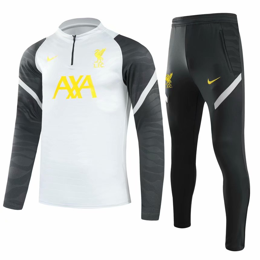 21-22 Liverpool Grey Sweater Tracksuit Thai Quality - leoleo123123