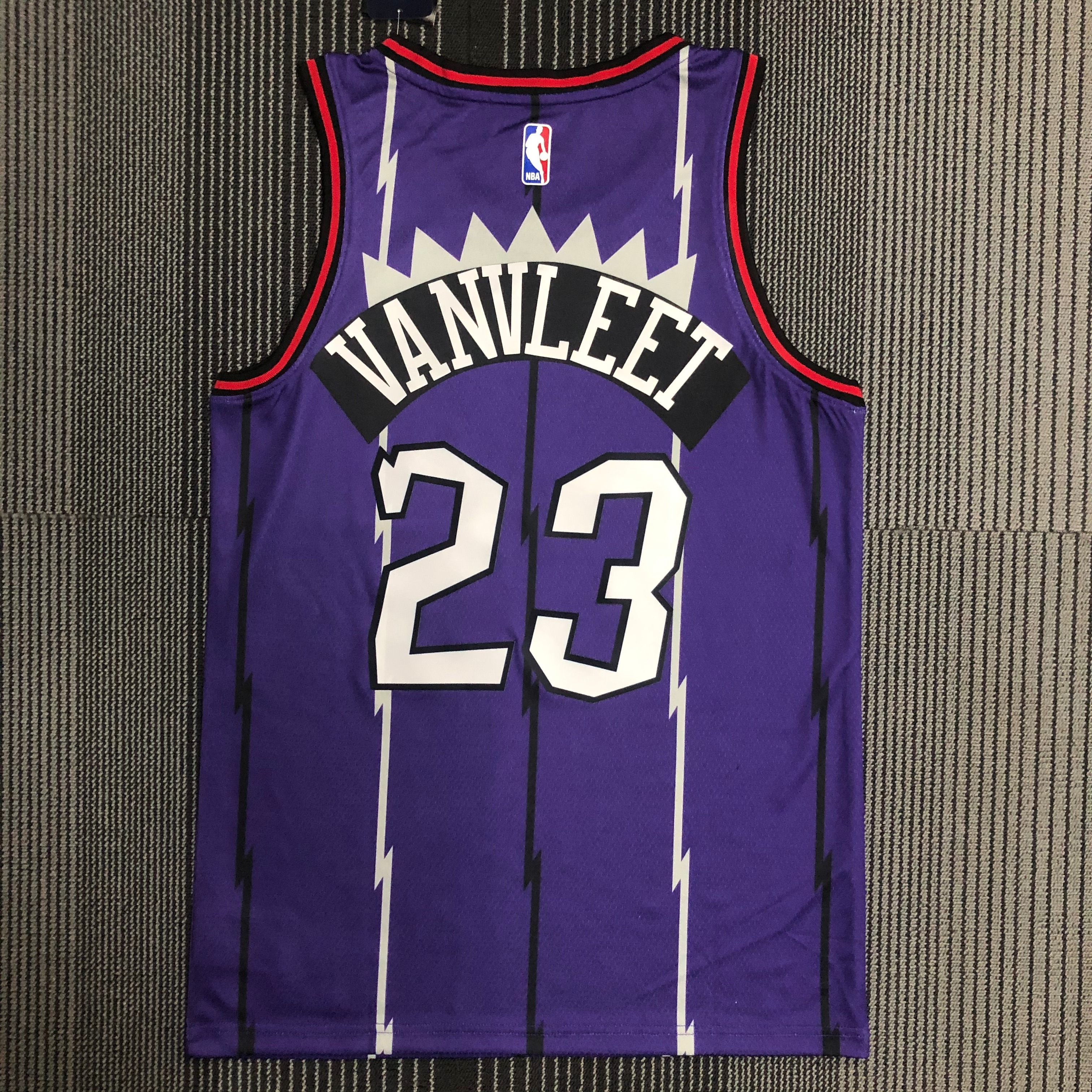 NBA Men Toronto Raptors Retro Purple #23 VANVLEET Jersey High Quality Name and Number Print - leoleo123123
