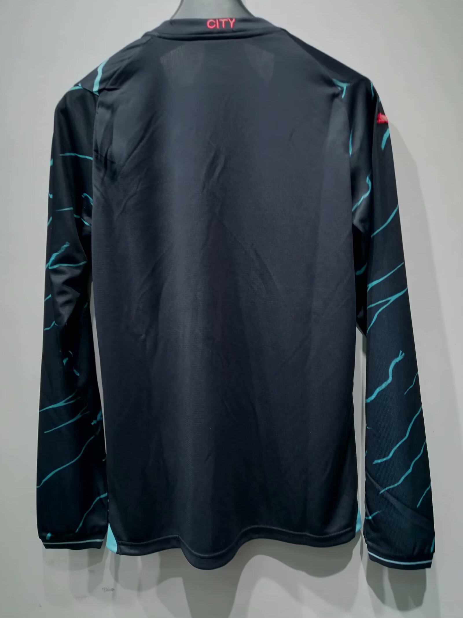 23/24 Man City Third Jersey Long Sleeve Fans Version 1:1 Quality - leoleo123123
