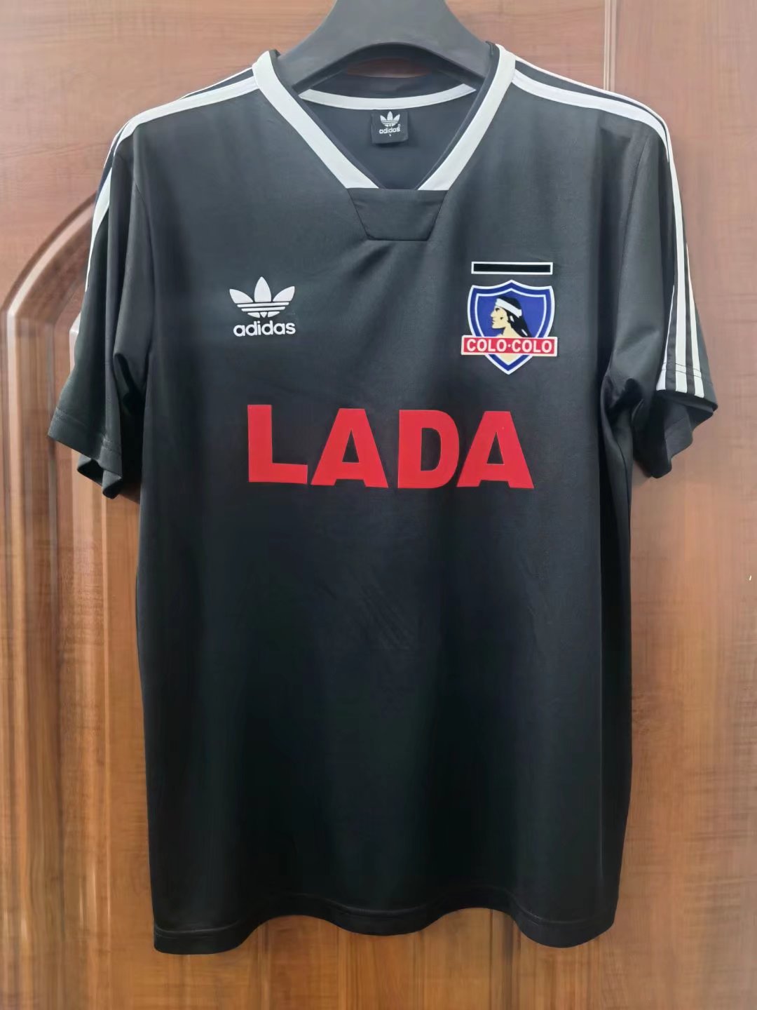 1991 Colo-Colo Away Black Retro Soccer Jersey - leoleo123123