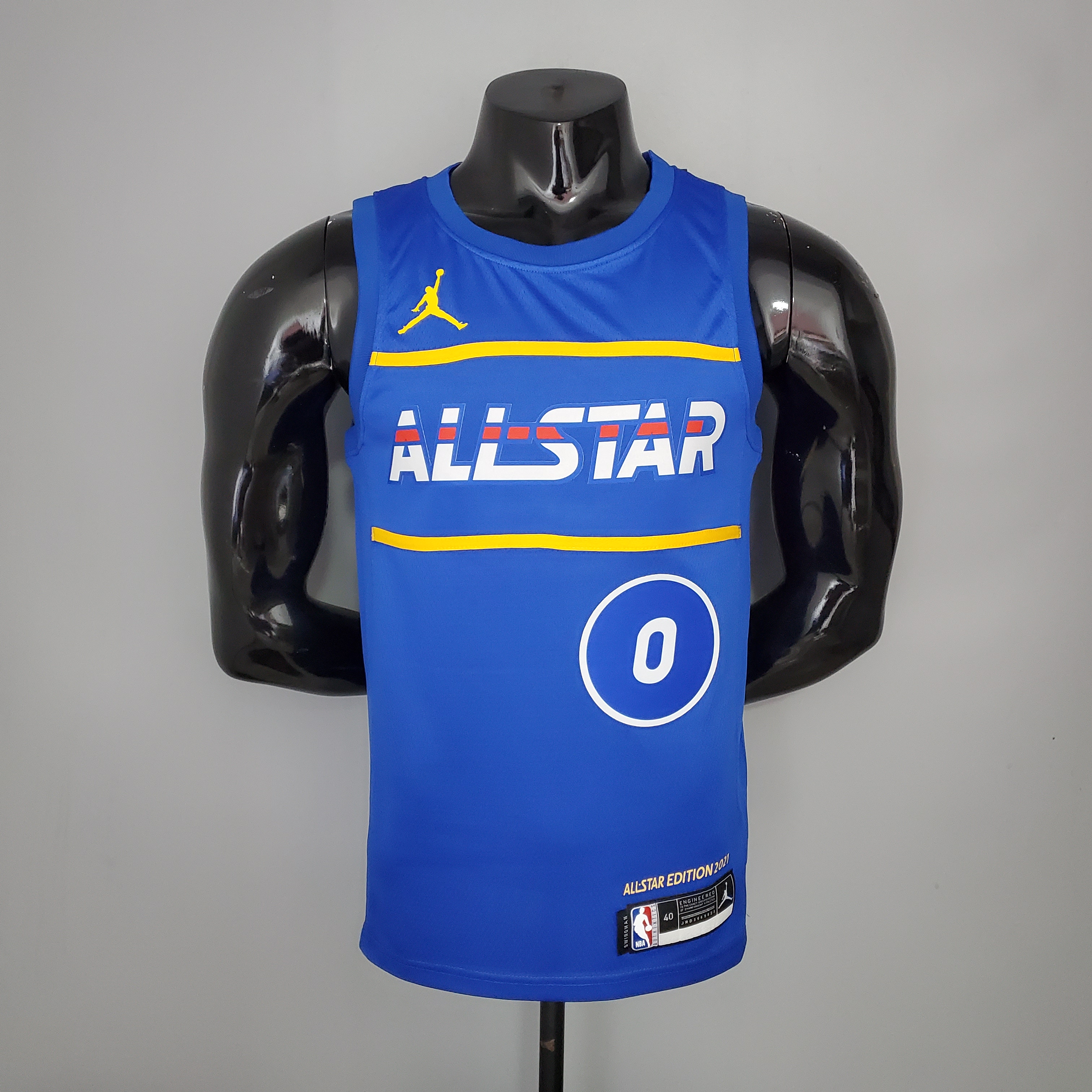 NBA Men 2021 All Star Jerseys Blue #0 TATUM Jersey High Quality Name and Number Print - leoleo123123