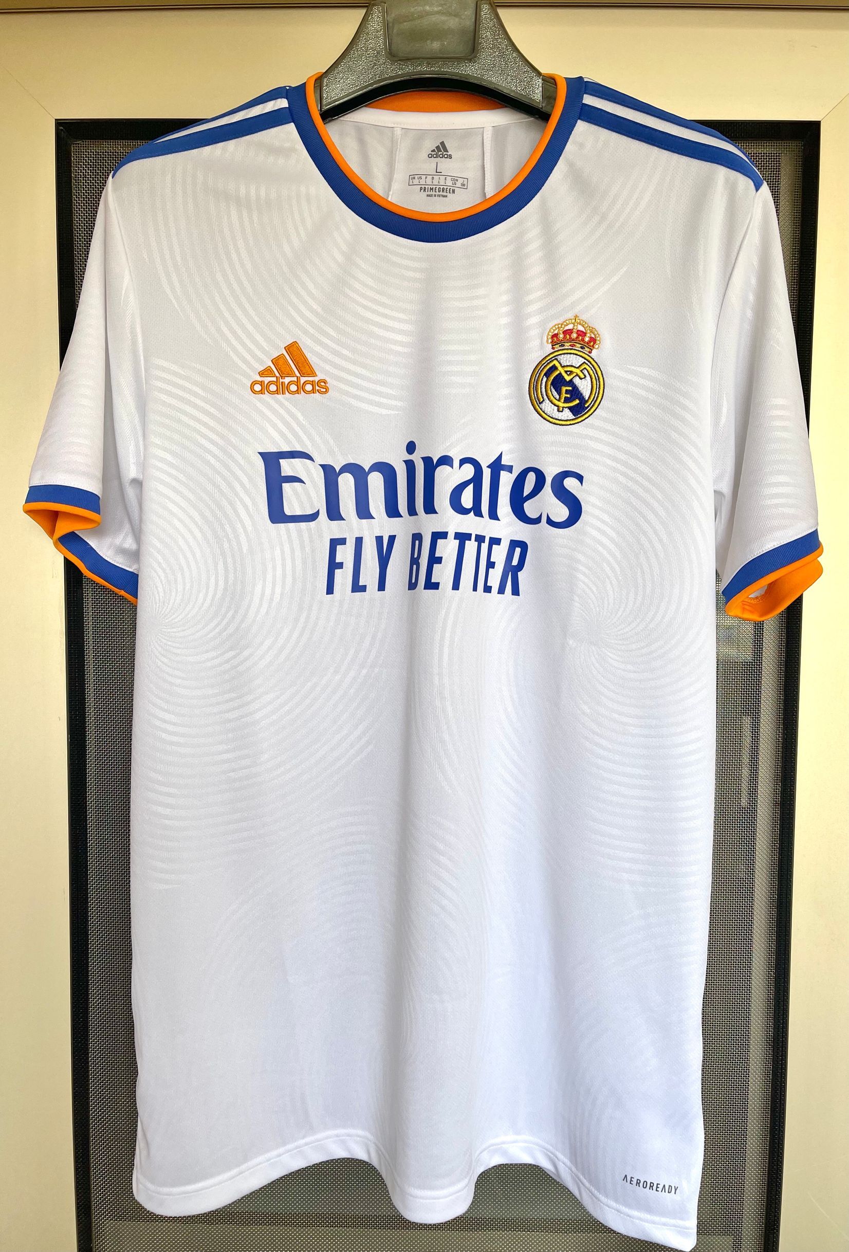 21/22 Real Madrid Home Jersey 1:1 Quality Fan Version - leoleo123123