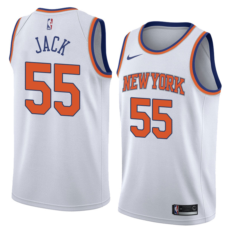 NBA Men New York Knicks White #55 JACK Jersey High Quality Name and Number Print - leoleo123123