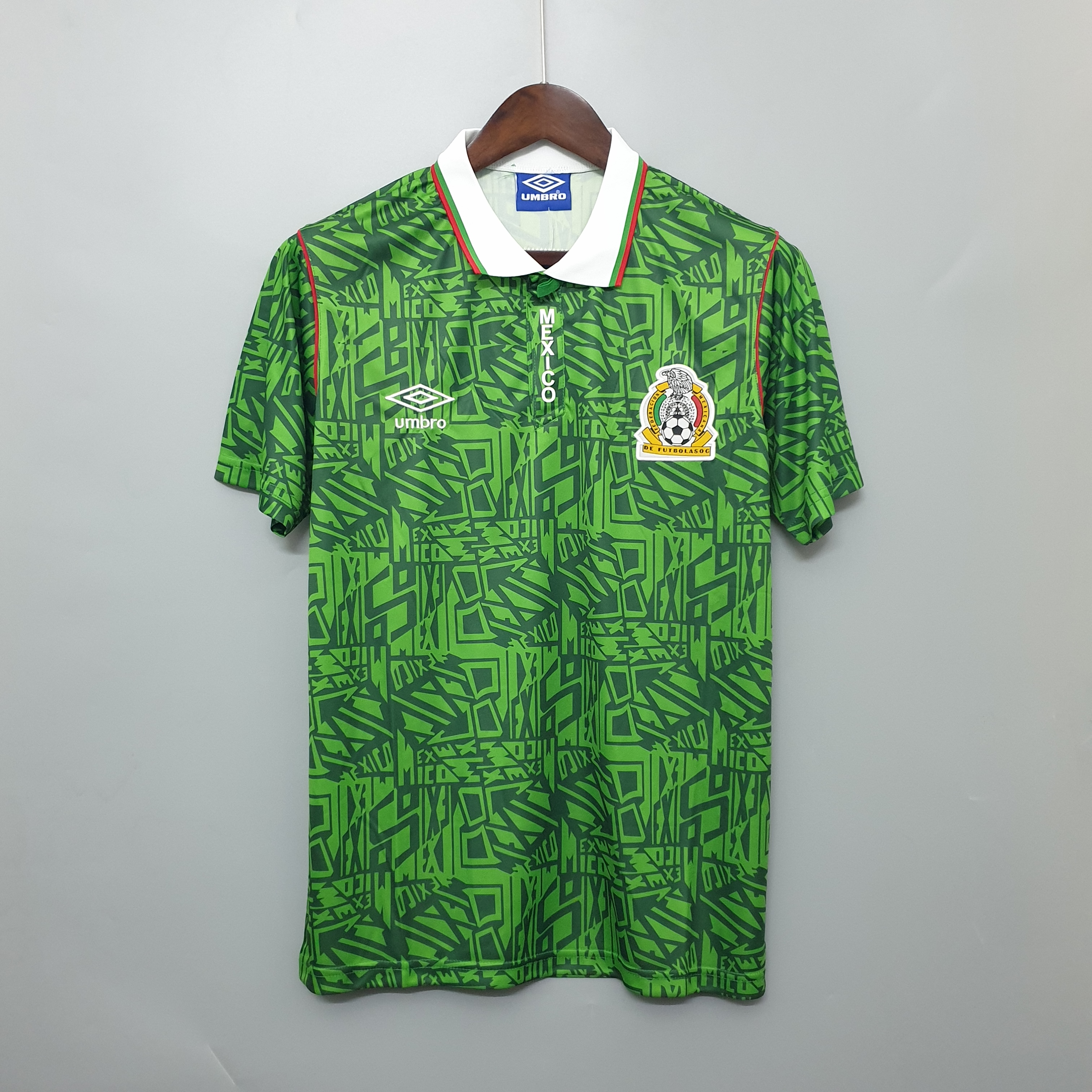 1994 Mexico Home Retro Jersey Fans Version - leoleo123123