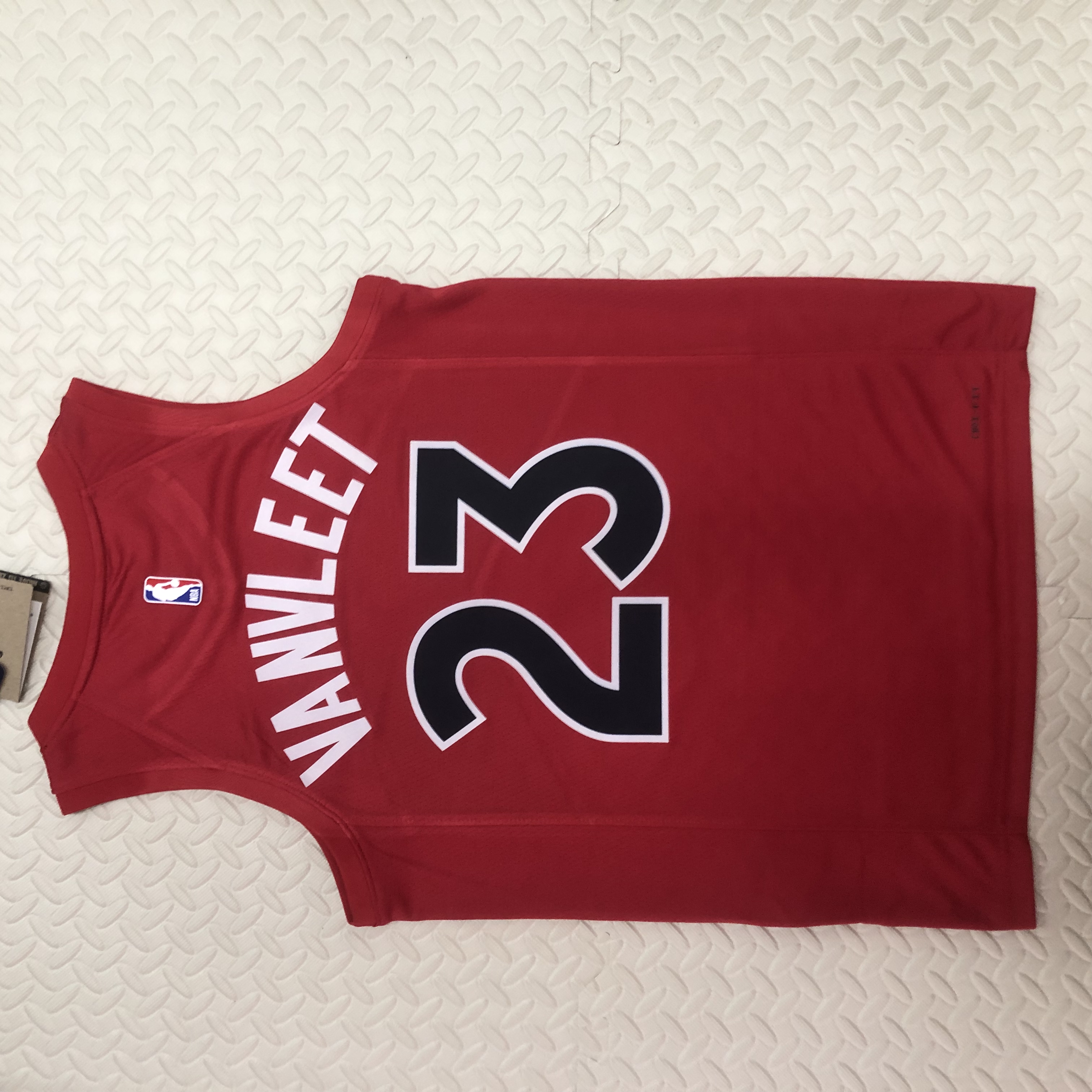 NBA Men Toronto Raptors Red #23 VANVLEET Jersey High Quality Name and Number Print - leoleo123123