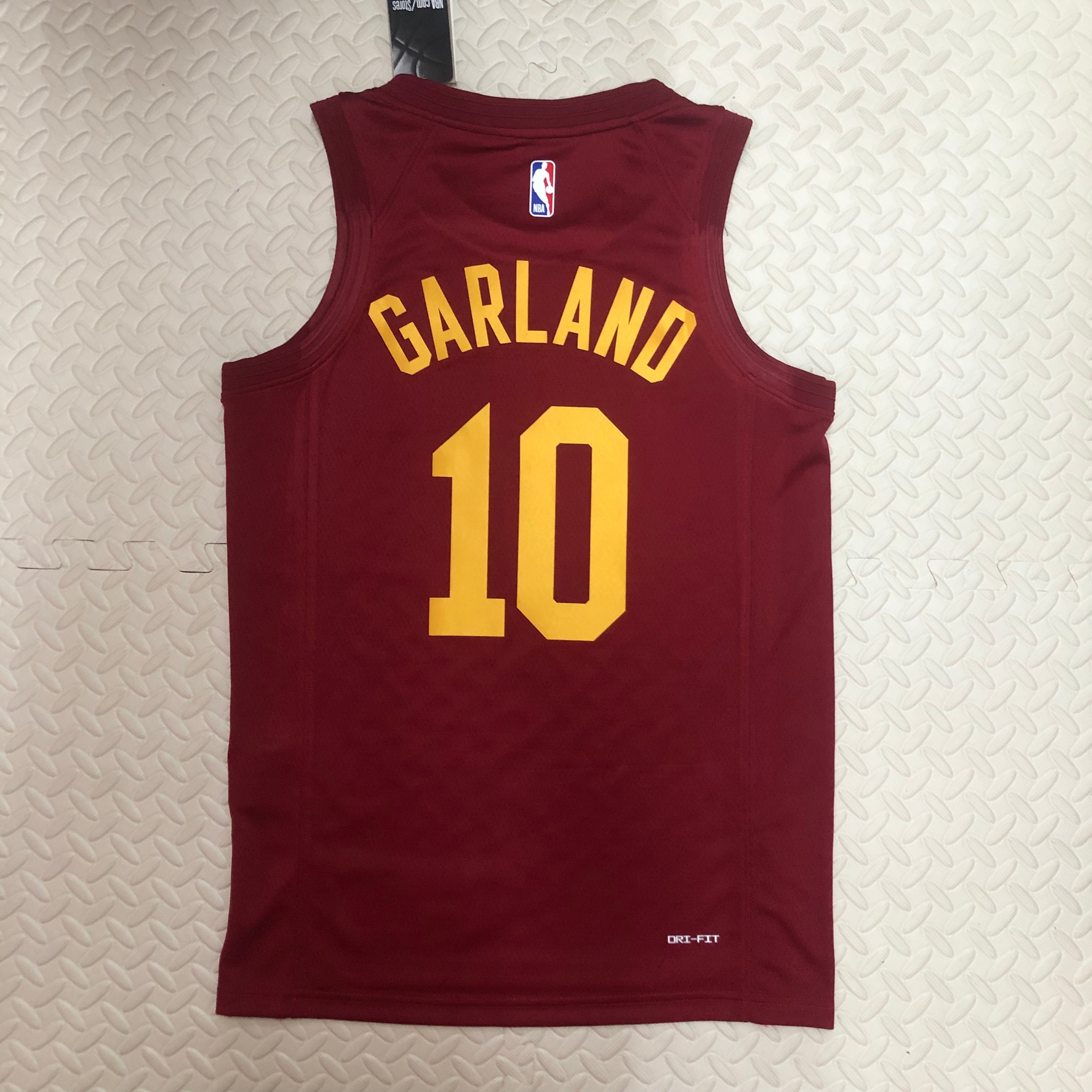 NBA Season 2023 Men Cleveland Cavaliers Red #10 GARLAND Jersey High Quality Name and Number Print - leoleo123123