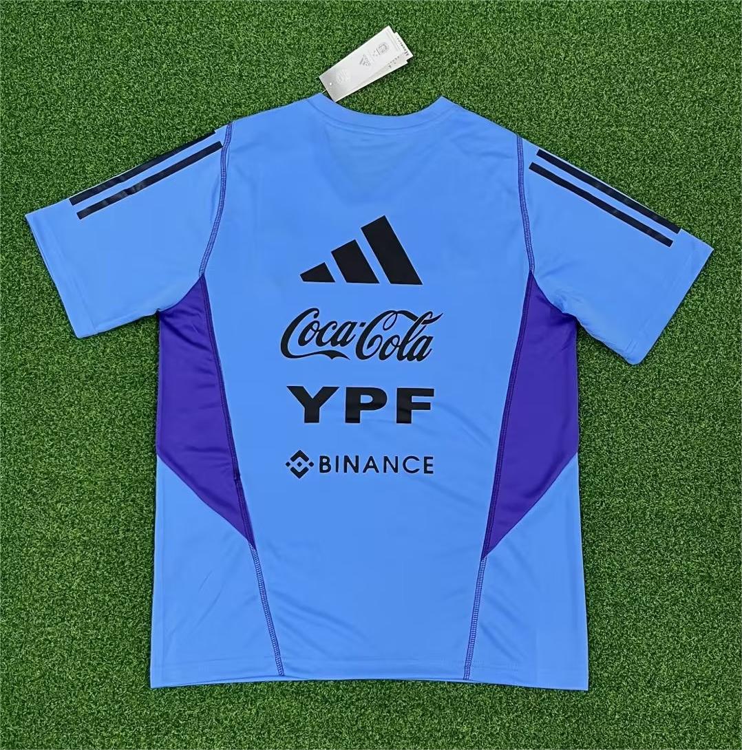 Copy 22/23 Argentina Training Blue Jersey With 3 Stars Fans Version - leoleo123123