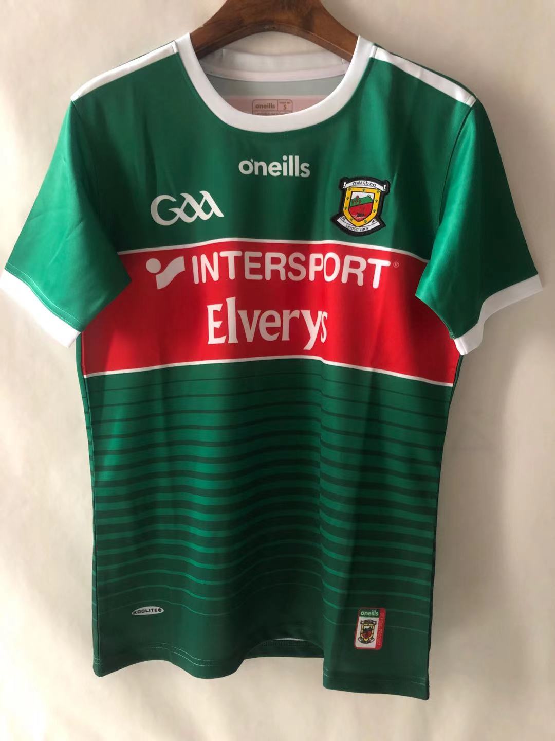 Rugby Mayo GAA 2-Stripe Home Jersey - leoleo123123