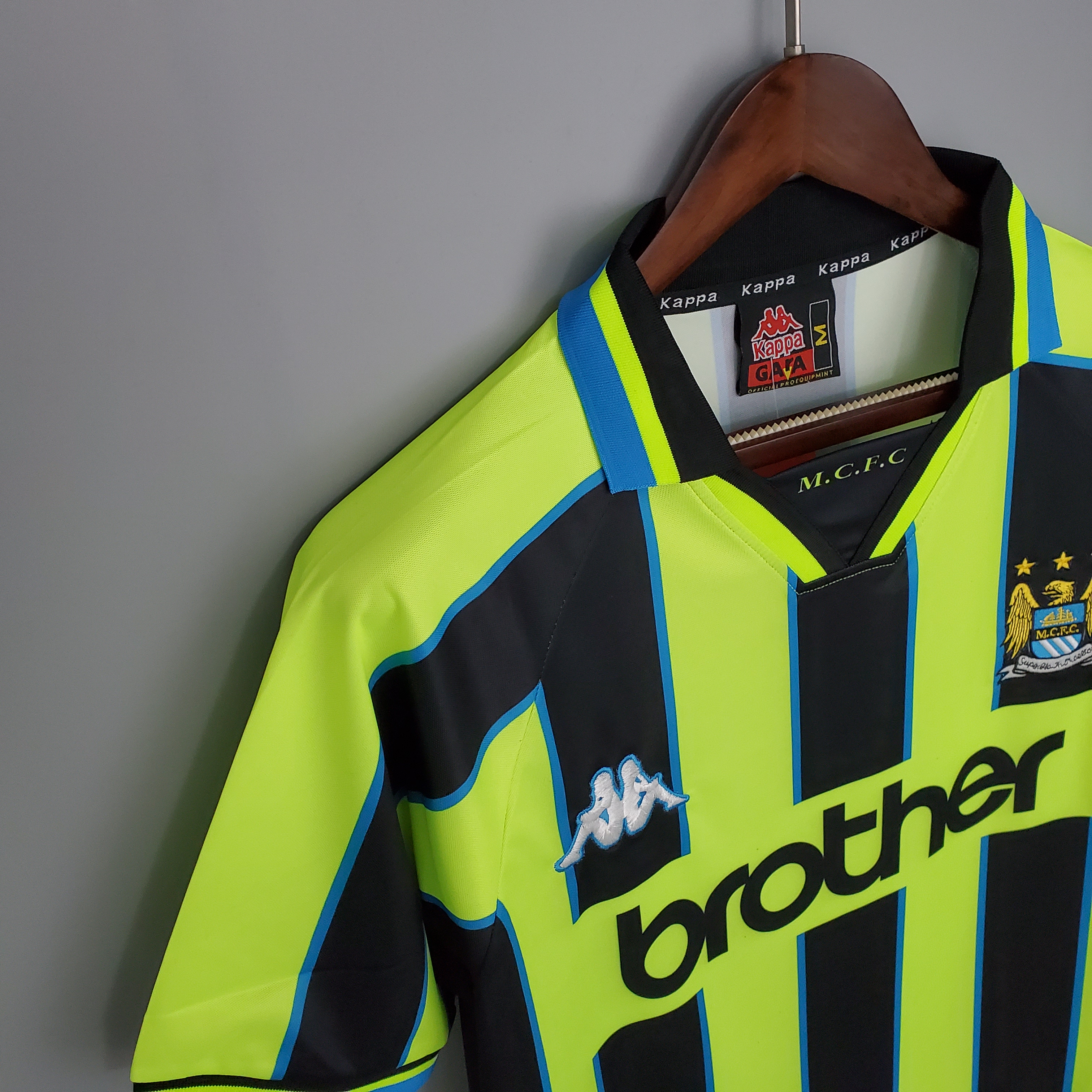 98-99 Manchester City Away Retro Jersey - leoleo123123