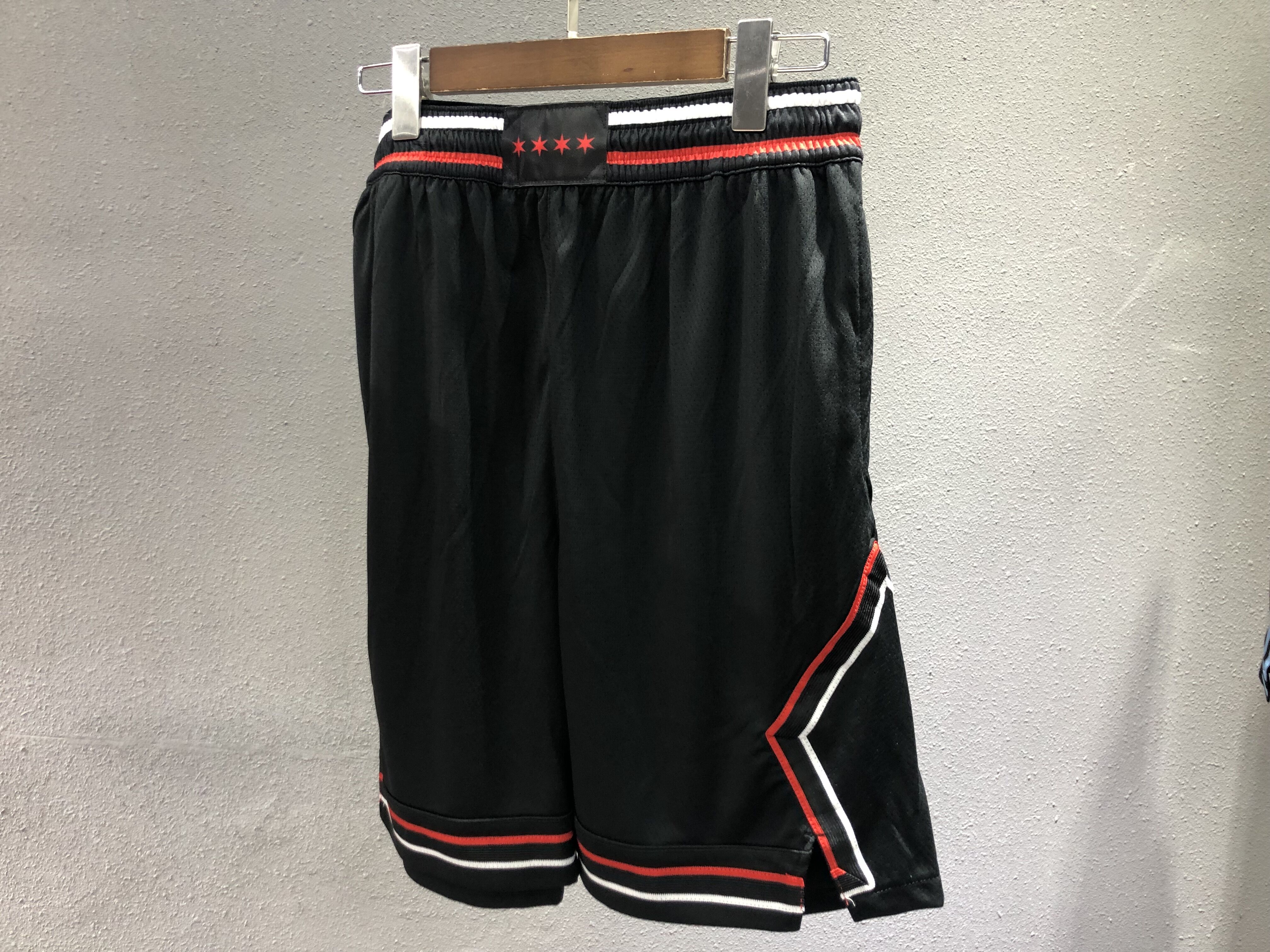 NBA Men Chicago Bulls Black Pant High Quality Name and Number Print - leoleo123123