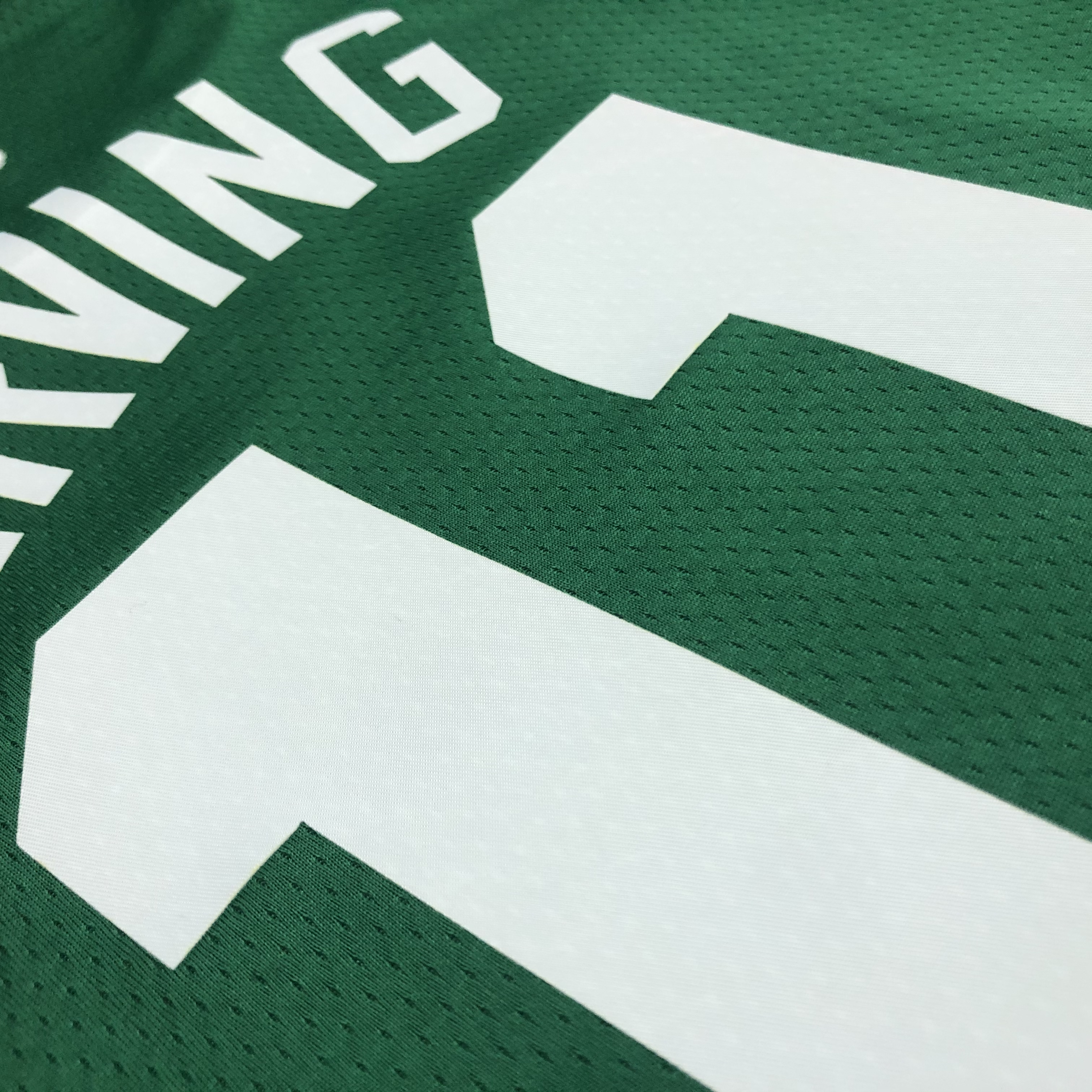 NBA 75th Anniversary Boston Celtics Green #11 IRVING Jersey High Quality Name and Number Print - leoleo123123