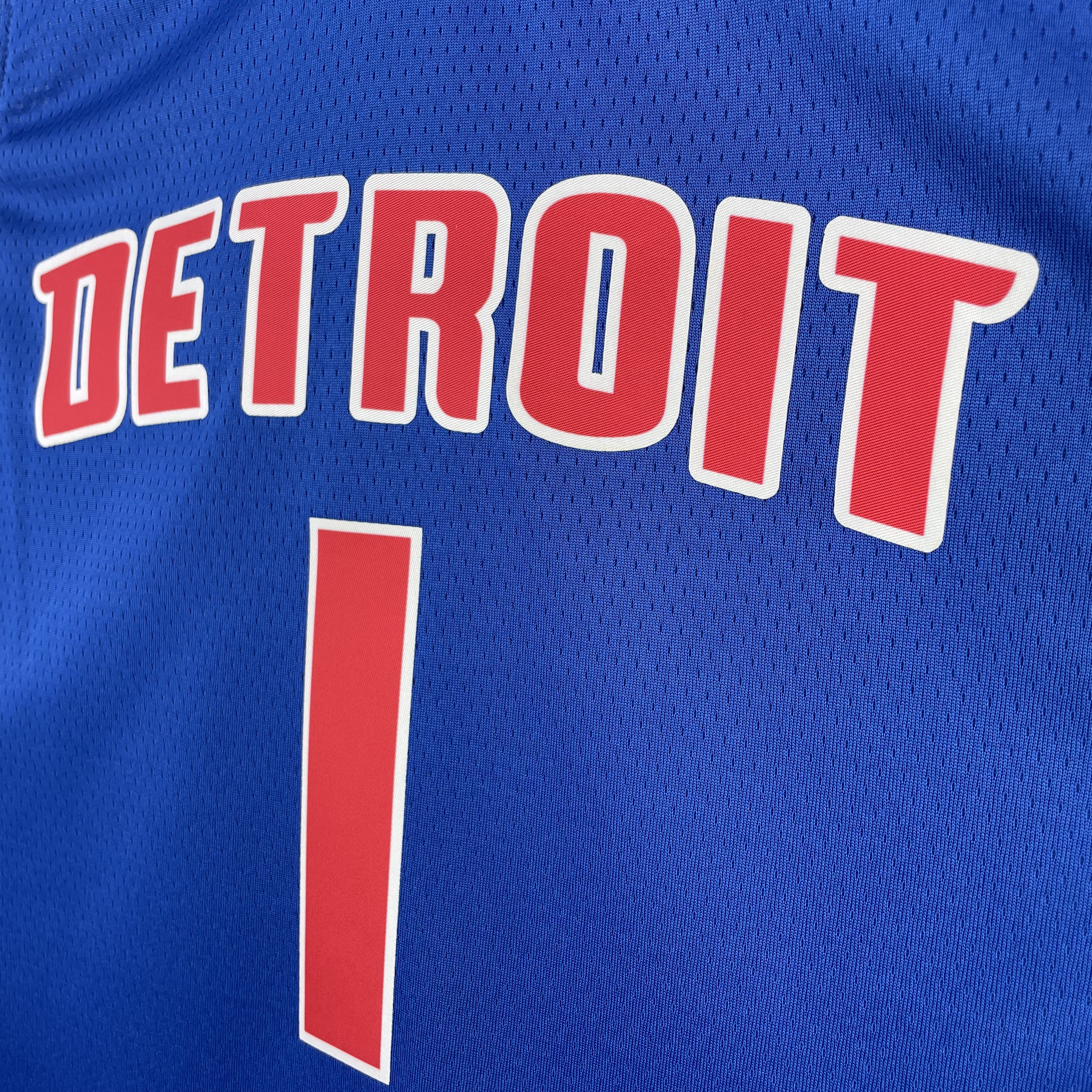 NBA Season 2023 Detroit Pistons Blue #1 IVERSON Jersey High Quality Name and Number Print - leoleo123123