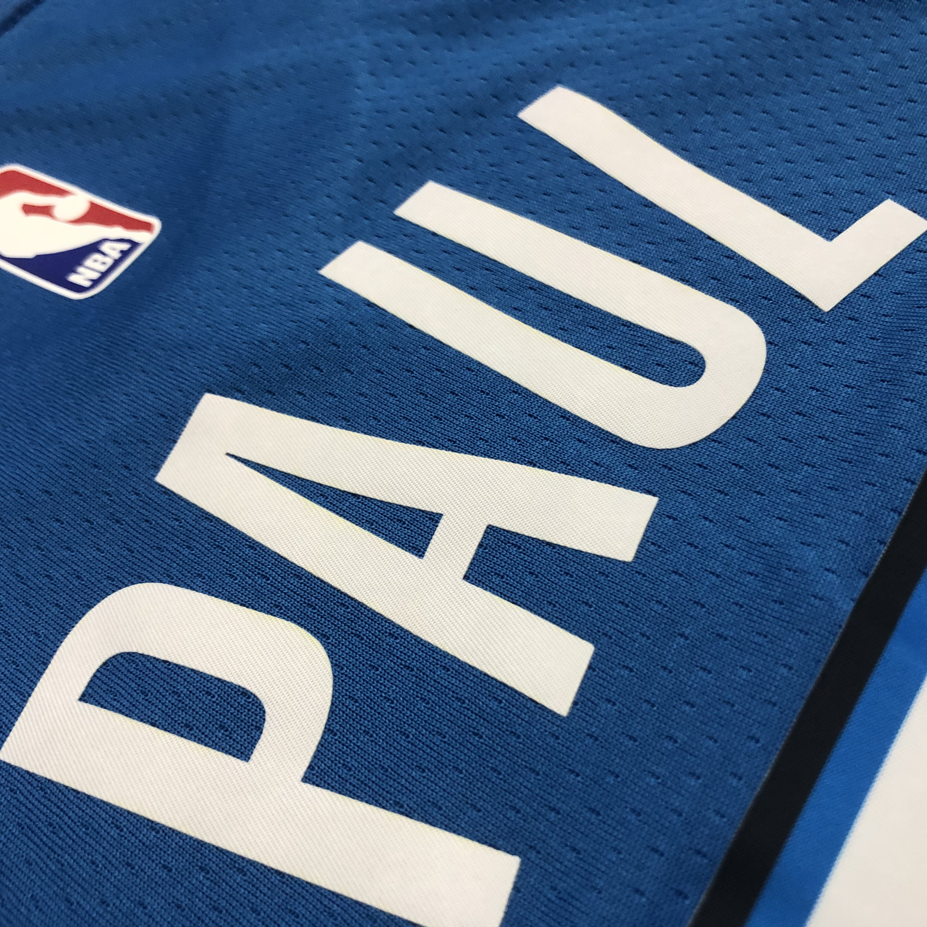 NBA Men Oklahoma City Thunder Blue #3 PAUL Jersey High Quality Name and Number Print - leoleo123123