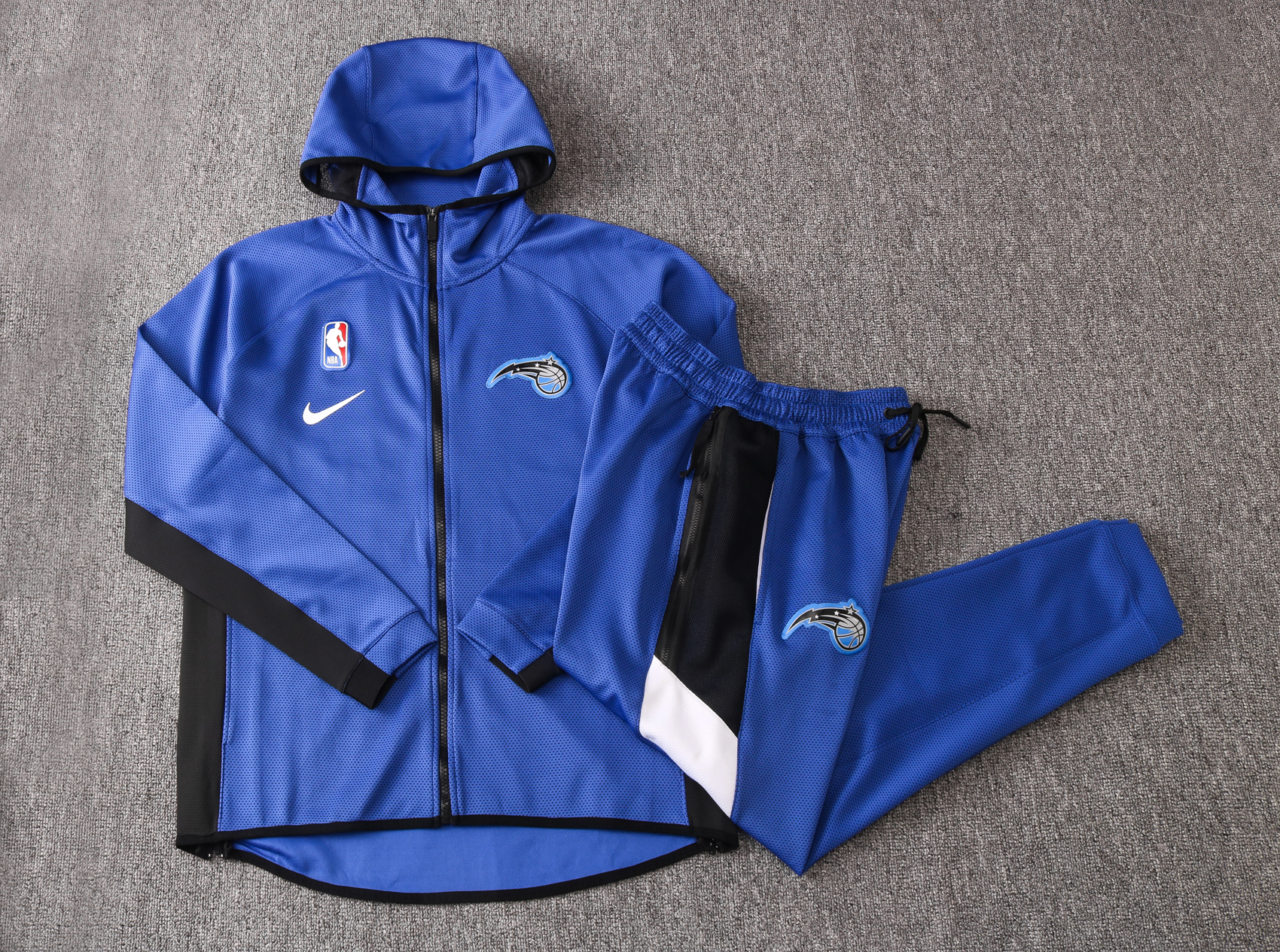NBA Orlando Magic Blue with Cap Jacket Tracksuit High Quality - leoleo123123