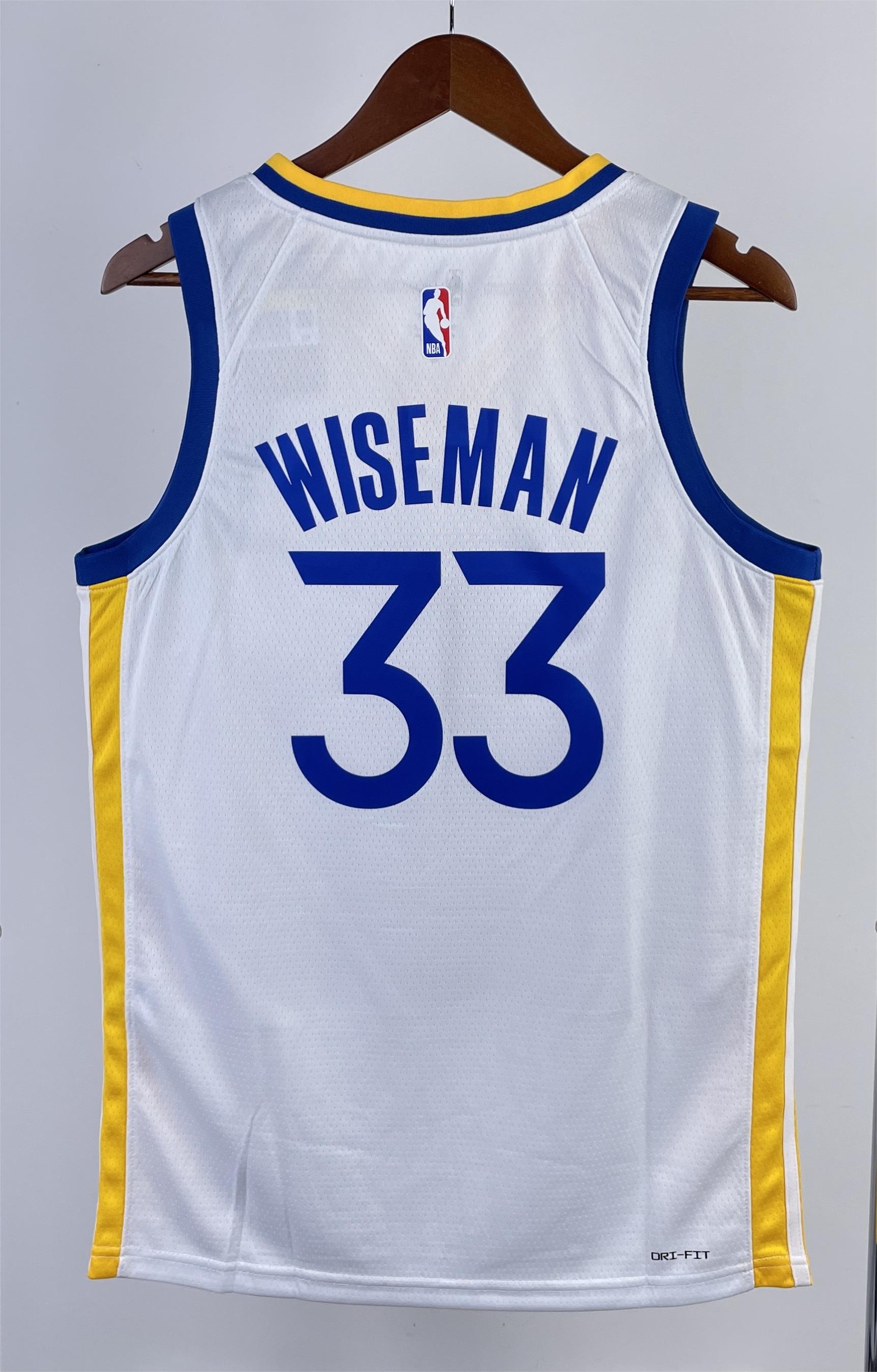 NBA Men 2023 Golden State Warriors White #33 WISEMAN Swingman Jersey - leoleo123123