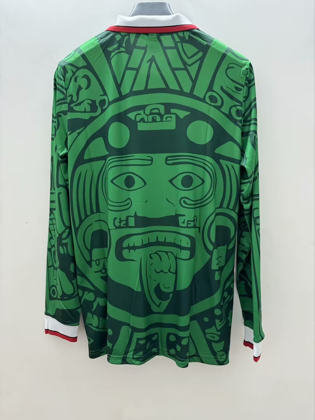 1998 Mexico Home Retro Jersey Long Sleeve Fans Version - leoleo123123