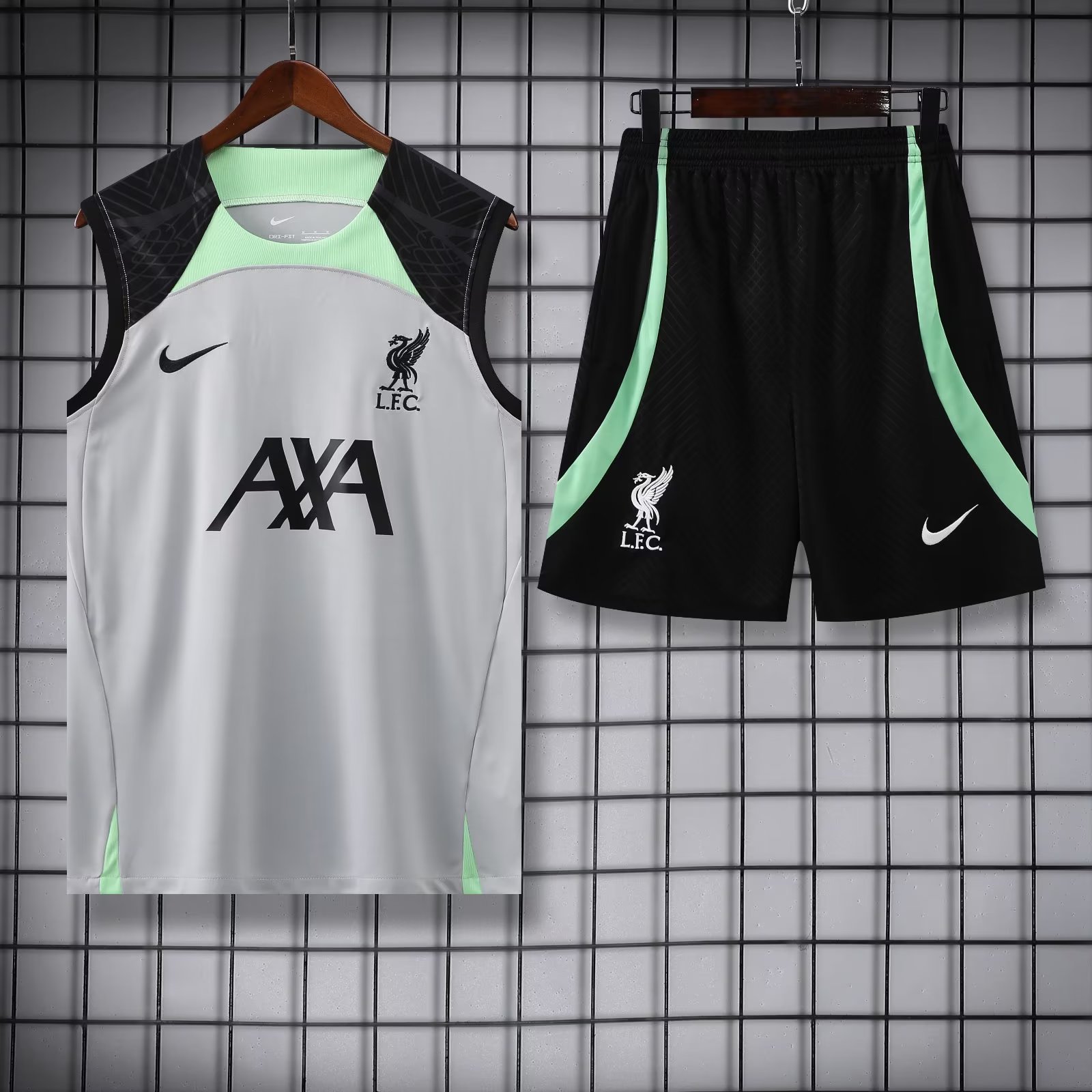 23/24 Liverpool Vest Training suit Grey Color - leoleo123123