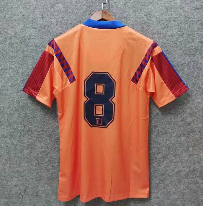 91-92 Barcelona Away Retro Jersey - leoleo123123