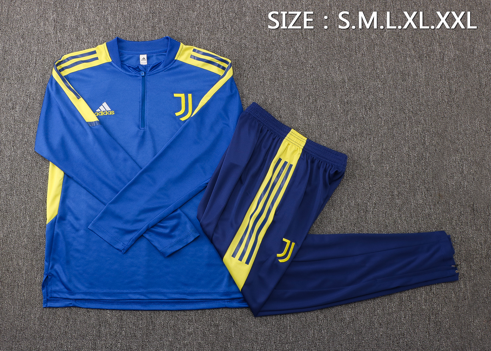 21-22 Juventus Blue Sweater Tracksuit Thai Quality - leoleo123123