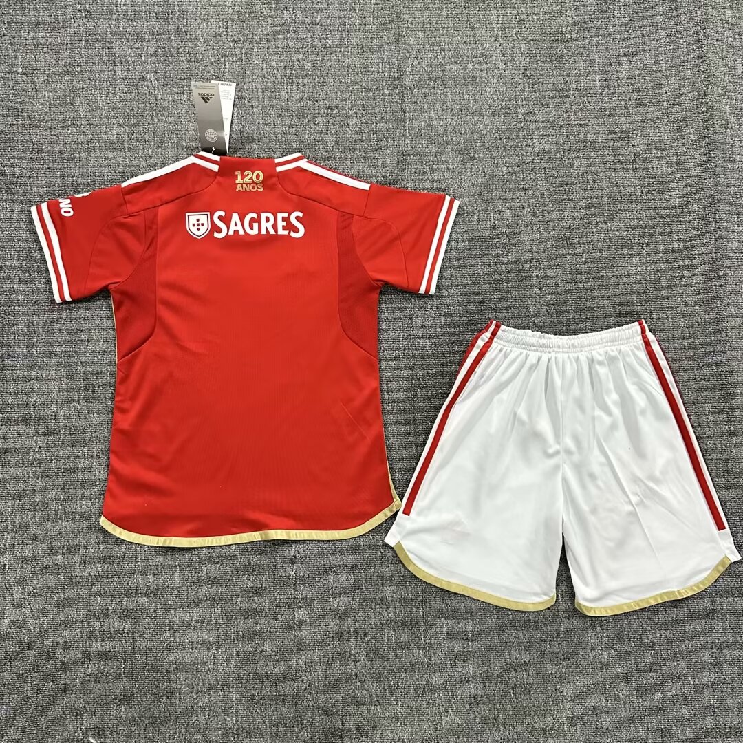 23/24 Benfica Home Kids Jersey - leoleo123123