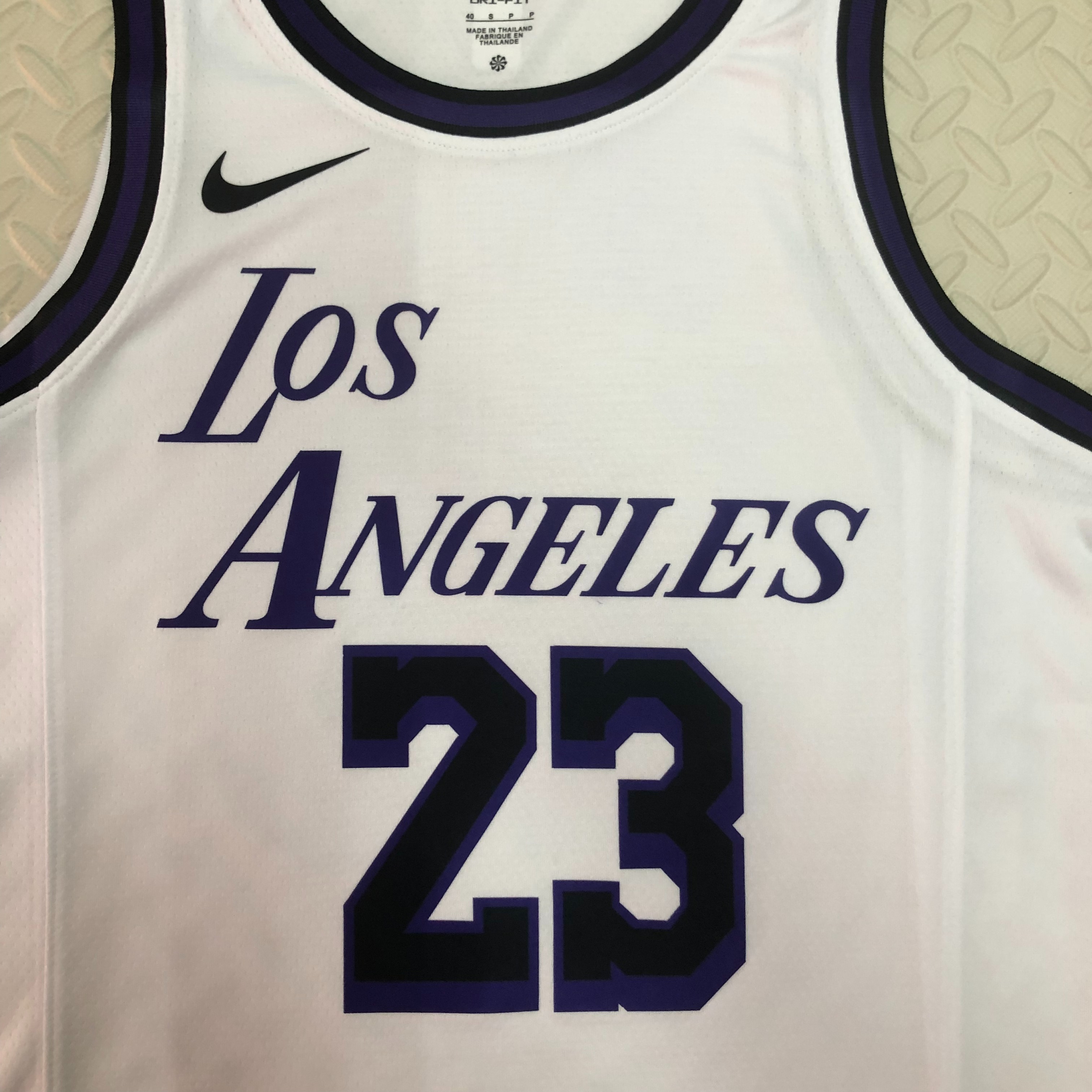 NBA Men Season 2023 Los Angeles Lakers White #23 JAMES Jersey High Quality Name and Number Print - leoleo123123