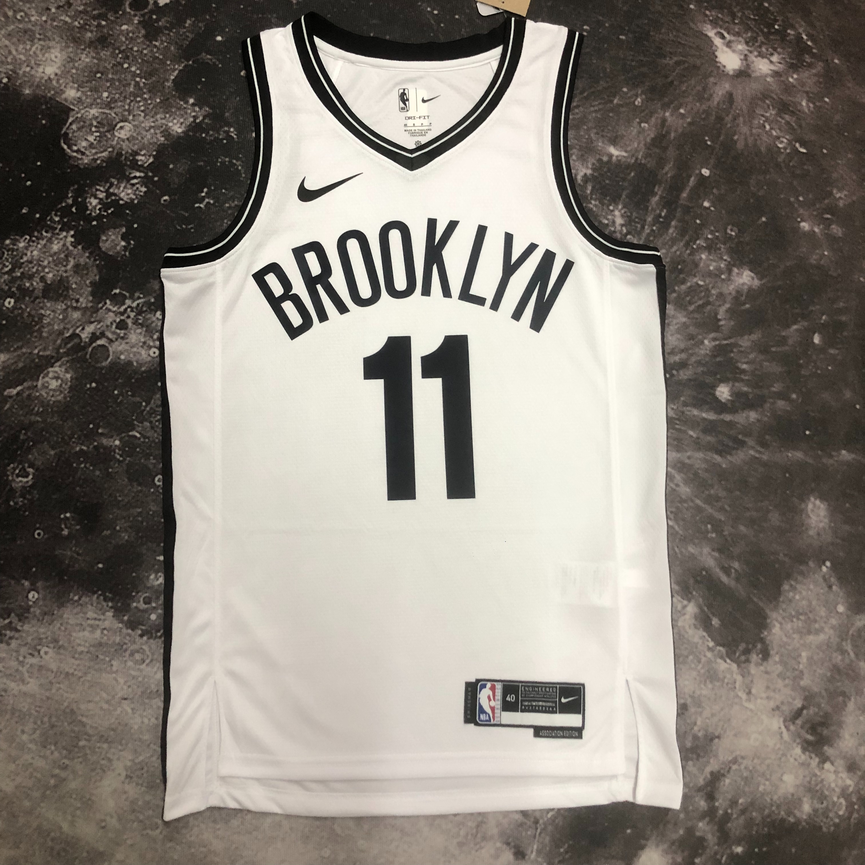 NBA Men 2023 Brooklyn Nets White #11 IRVING Jersey High Quality Name and Number Print - leoleo123123