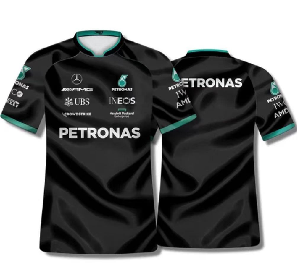 2023 Mercedes F1 Team POLO T-Shirt Black - leoleo123123