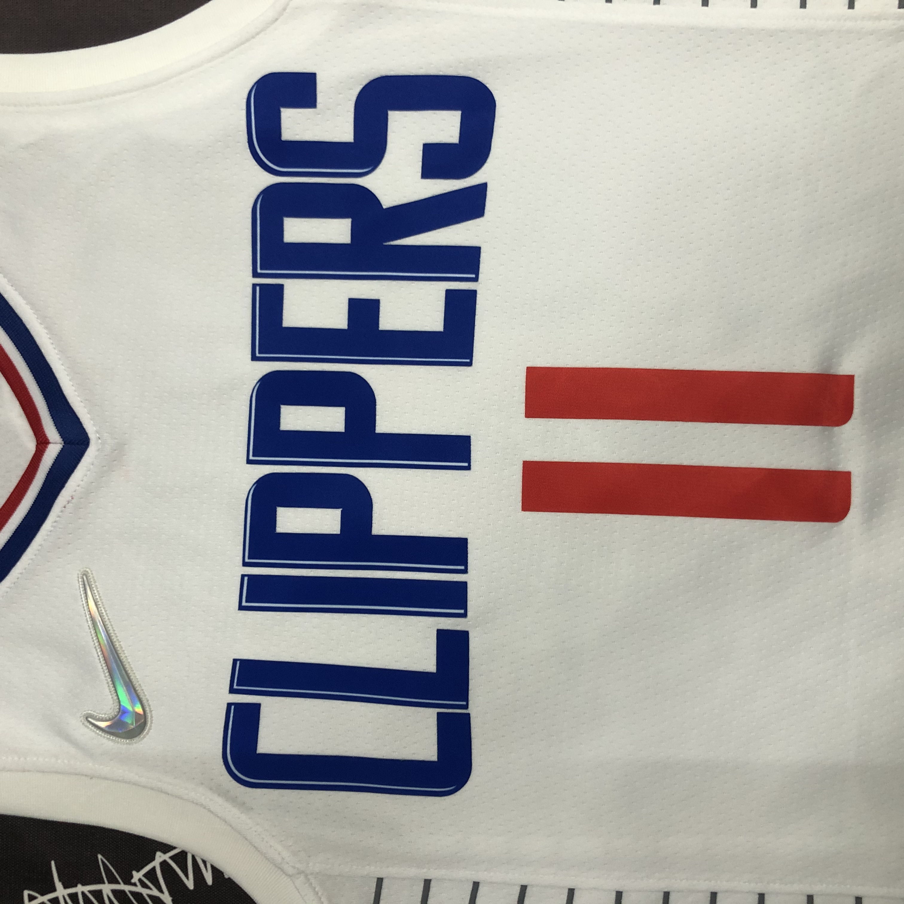 NBA Men 75th Anniversary Los Angeles Clippers White #11 WALL Jersey High Quality Name and Number Print - leoleo123123