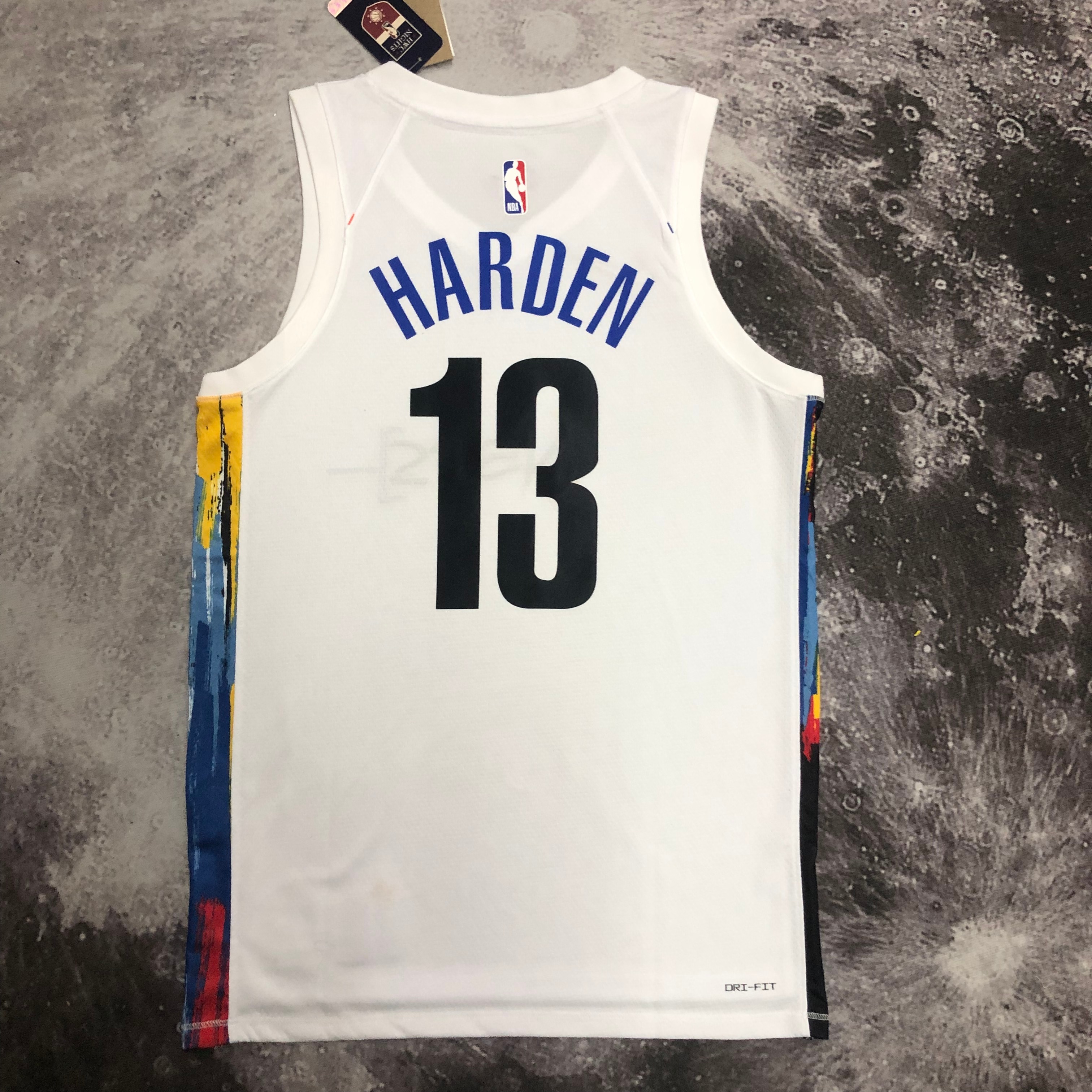 NBA Men 2023 Brooklyn Nets City Version White #13 HARDEN Jersey High Quality Name and Number Print - leoleo123123