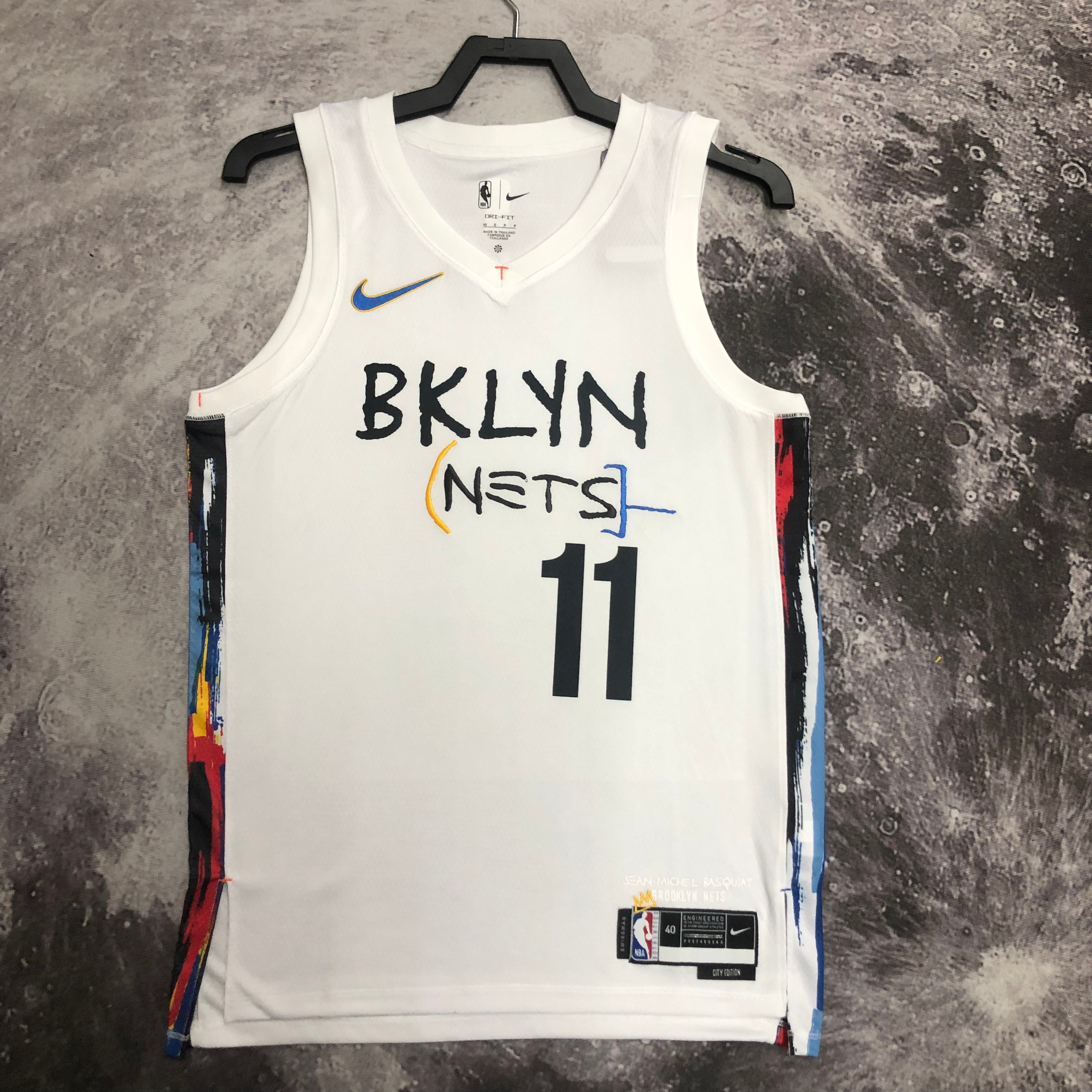 NBA Men 2023 Brooklyn Nets City Version White #11 IRVING Jersey High Quality Name and Number Print - leoleo123123