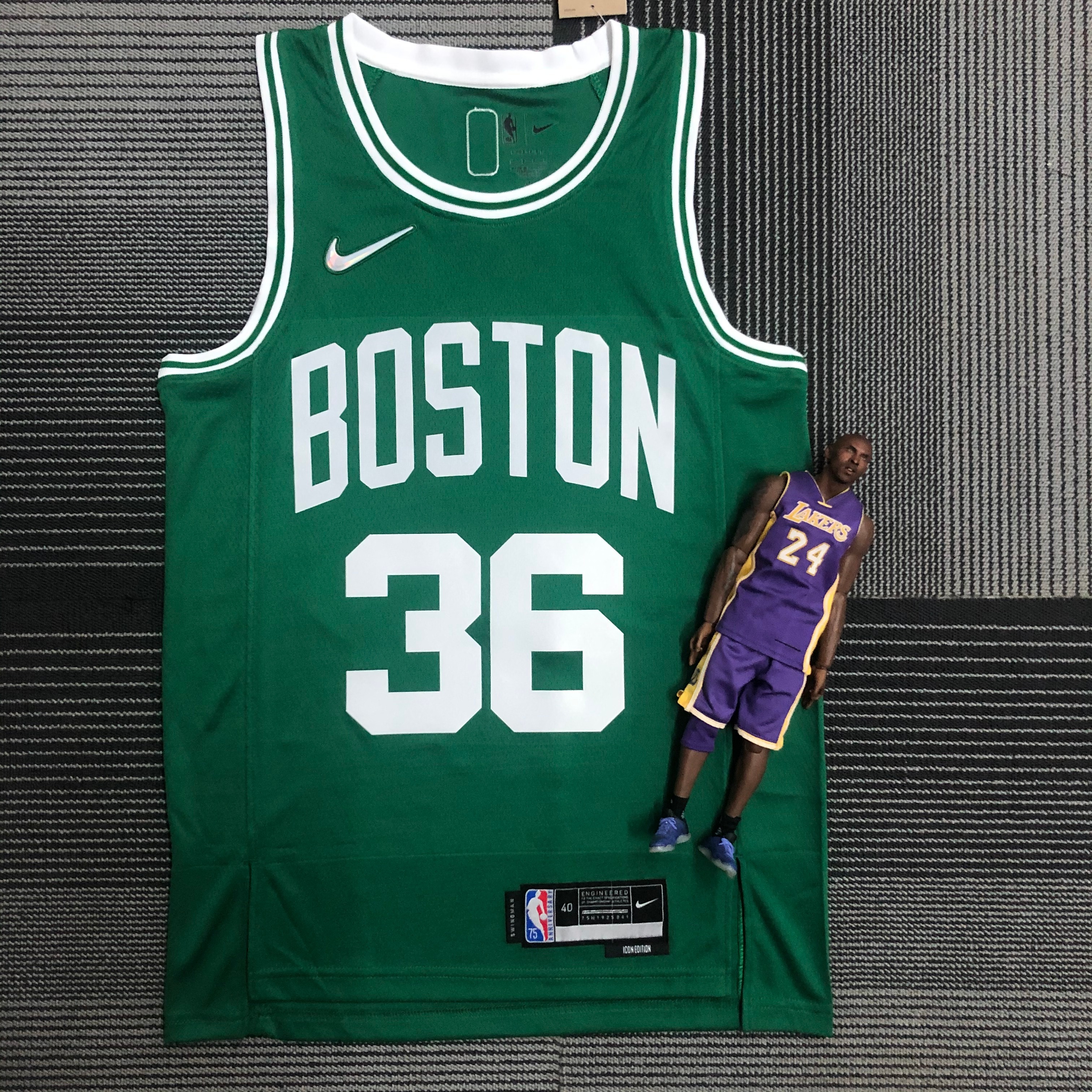 NBA 75th Anniversary Boston Celtics Green #36 SMART Jersey High Quality Name and Number Print - leoleo123123