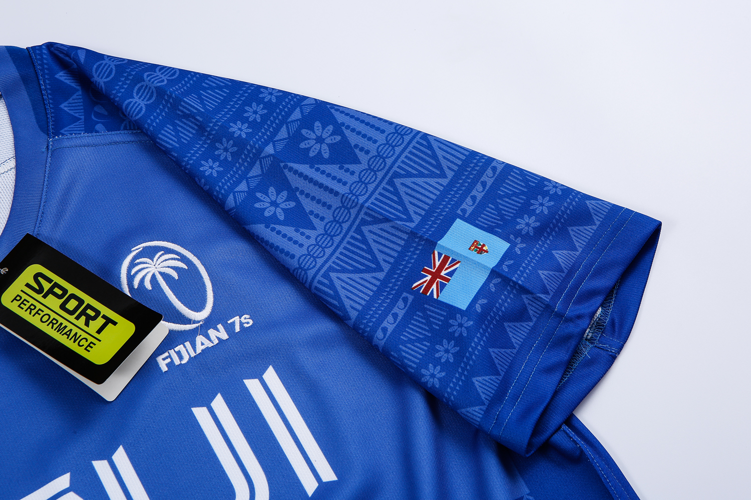 Rugby 2020-2021 Fiji Sevens Blue Training Rugby Jersey High Quality - leoleo123123