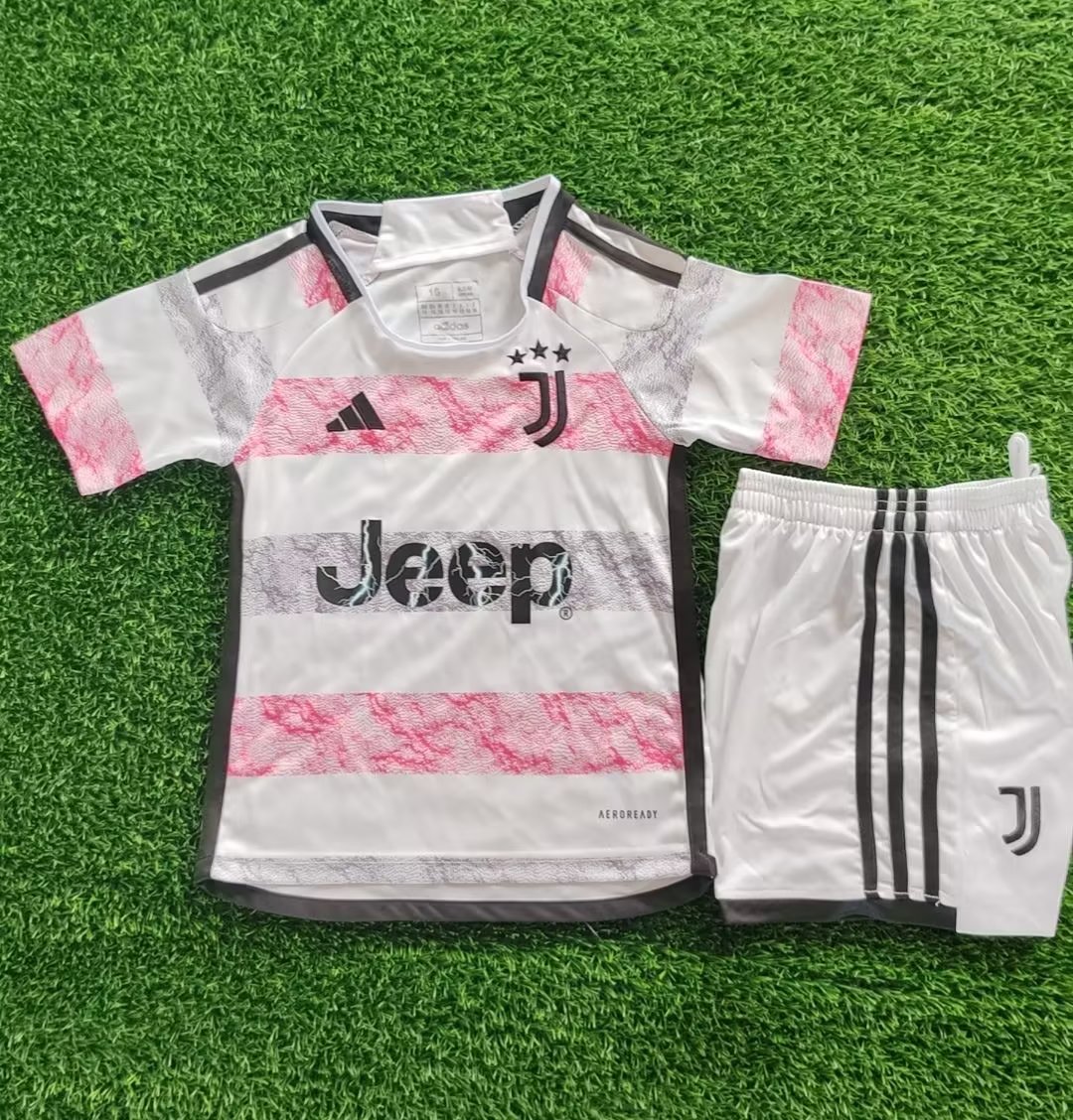 23/24 Juventus Away Kids Jersey - leoleo123123