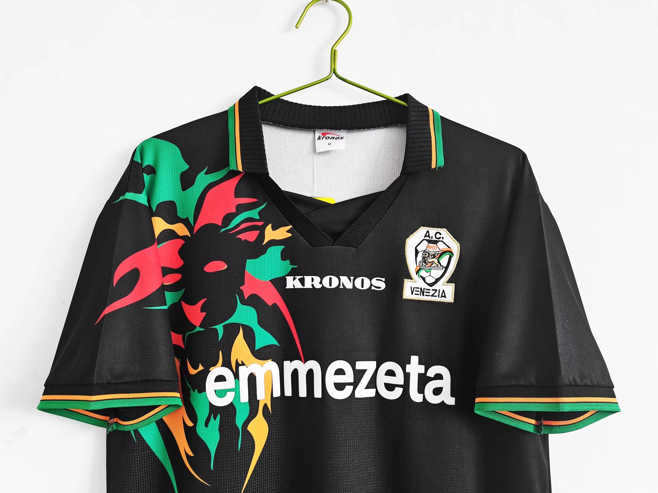 1998 Venezia FC Home Black Fans Soccer Jersey - leoleo123123