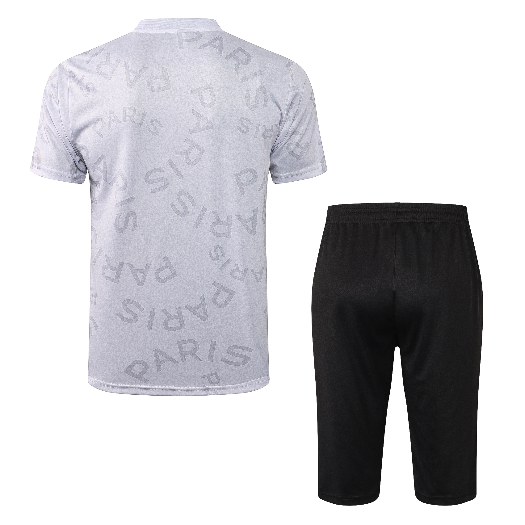 21/22 PSG White Training Set--Short Sleeve and Pant Training Tracksuit - leoleo123123