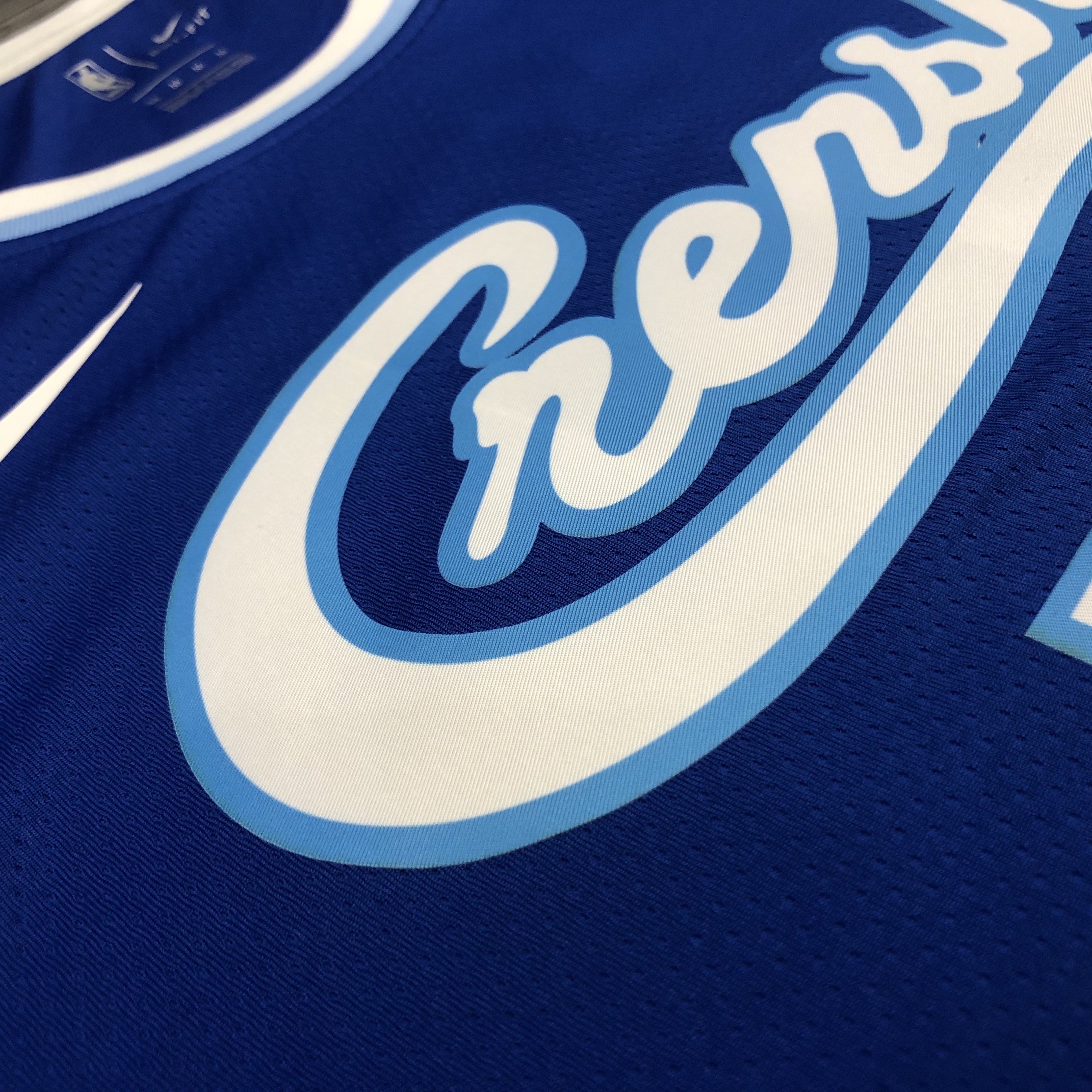 NBA Men Los Angeles Lakers Retro in Latin with Crenshaw #24 BRYANT Blue Round Neck Jersey High Quality Name and Number Print - leoleo123123