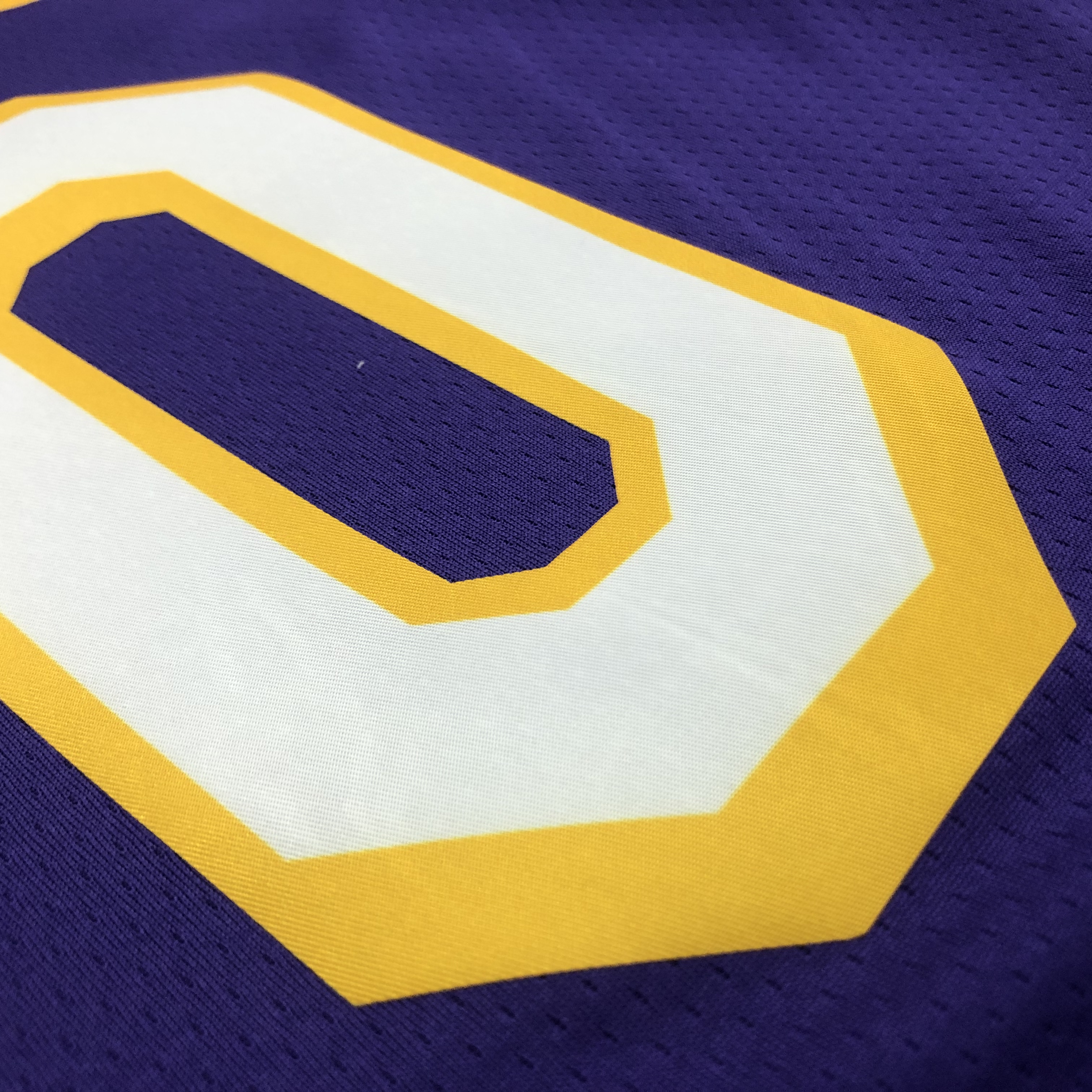 NBA Men Los Angeles Lakers Purple #0 WESTBROOK V-neck Jersey High Quality Name and Number Print - leoleo123123