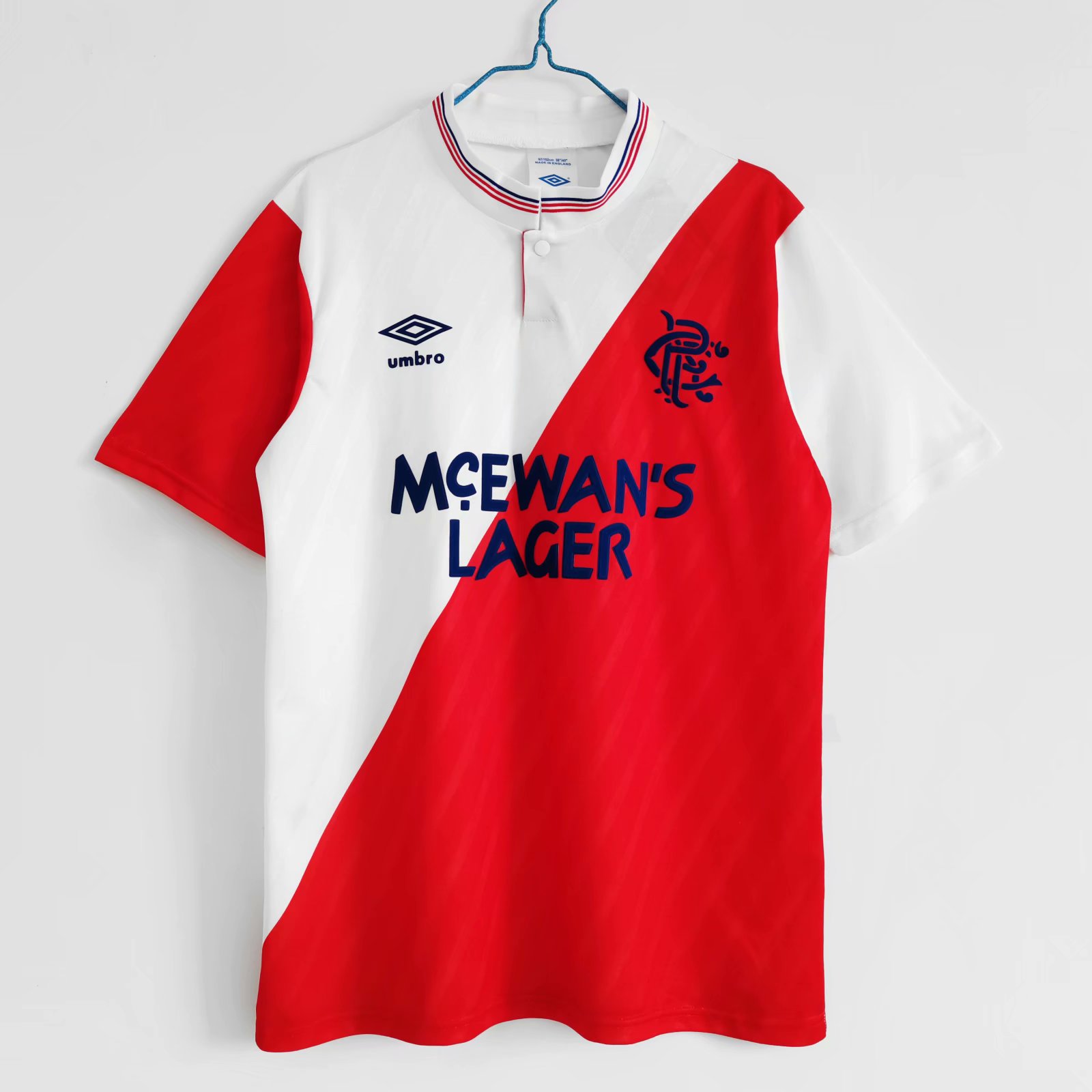 87-88 Rangers Away Retro Jersey Thai Quality - leoleo123123