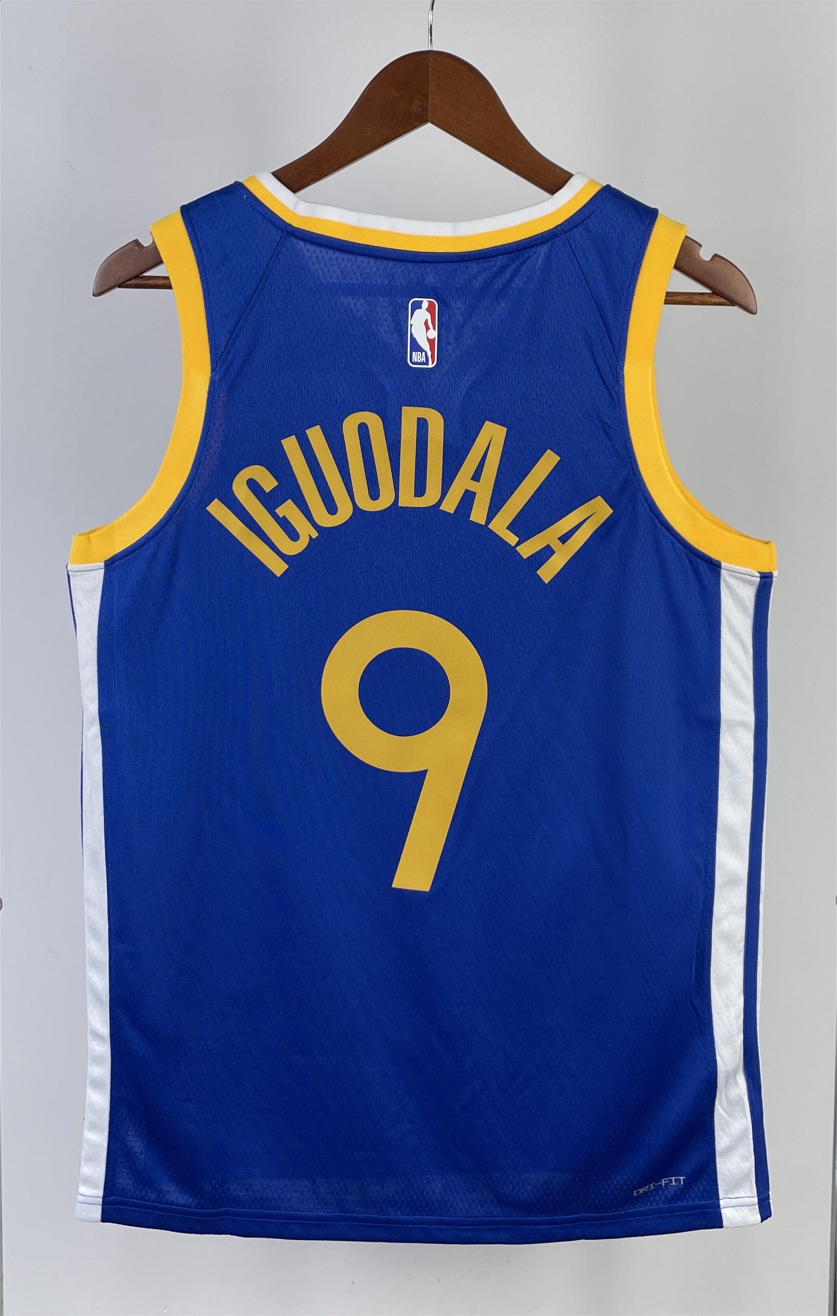 NBA Men 2023 Golden State Warriors Blue #9 IGUODALA Swingman Jersey - leoleo123123