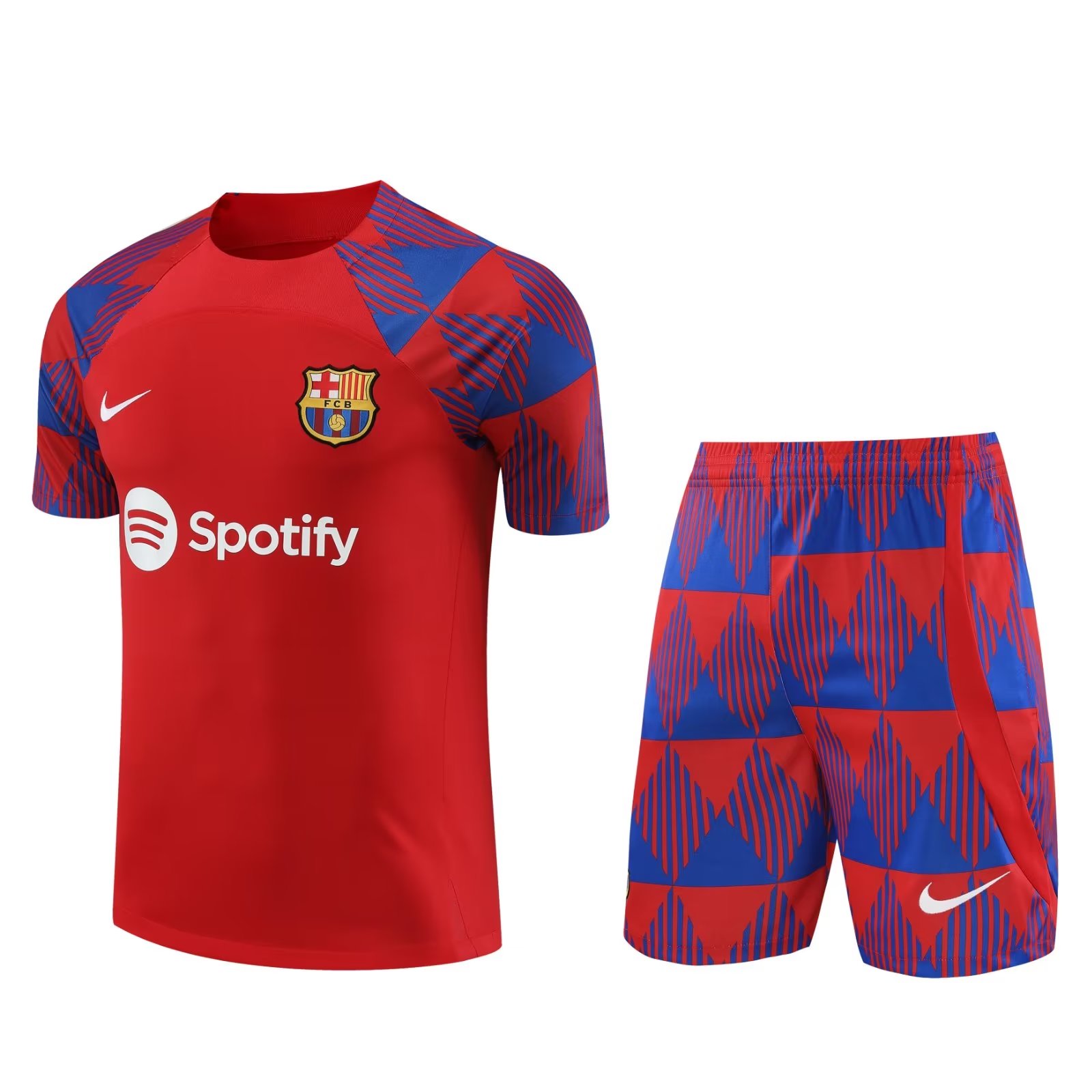 23/24 Barcelona Red Training Set Jersey - leoleo123123