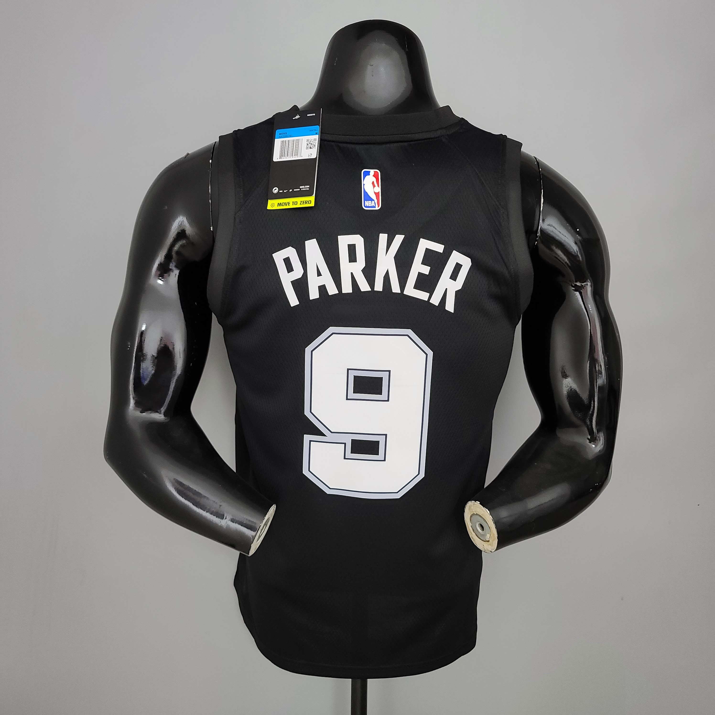 NBA Season 2021 Men San Antonio Spurs Black City #9 PARKER Jersey High Quality Name and Number Print - leoleo123123