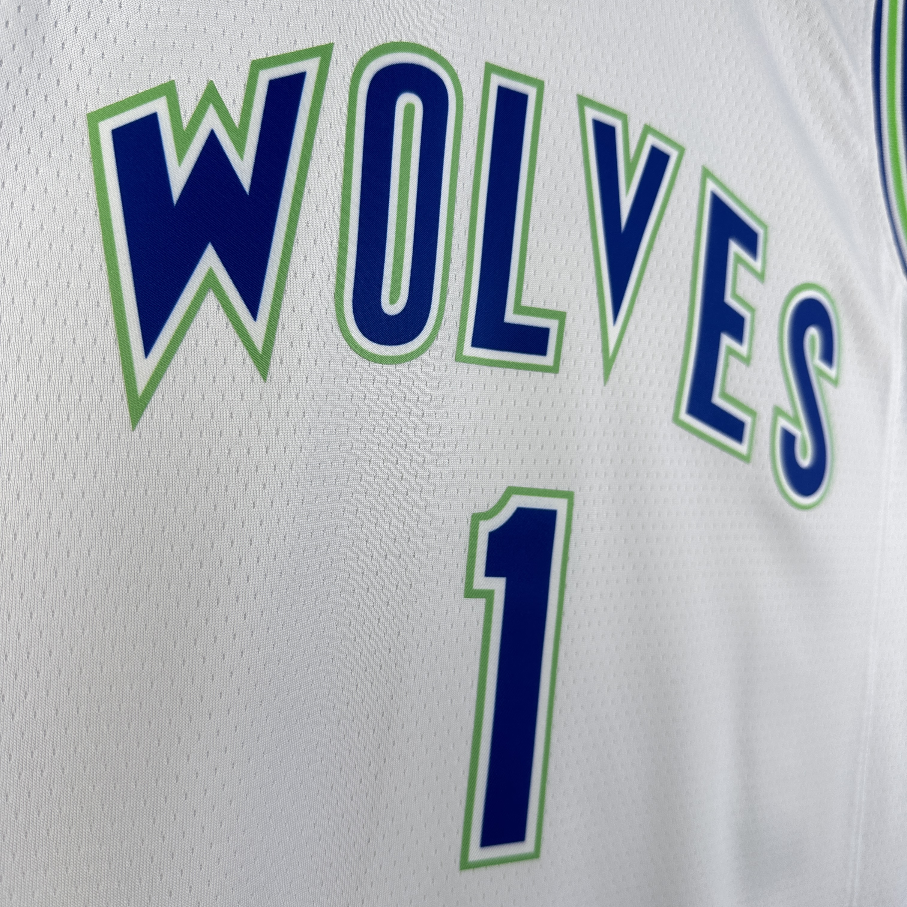 NBA Men 2024 Minnesota Timberwolves Retro White #1 ANDERSON Jersey High Quality Name and Number Print - leoleo123123