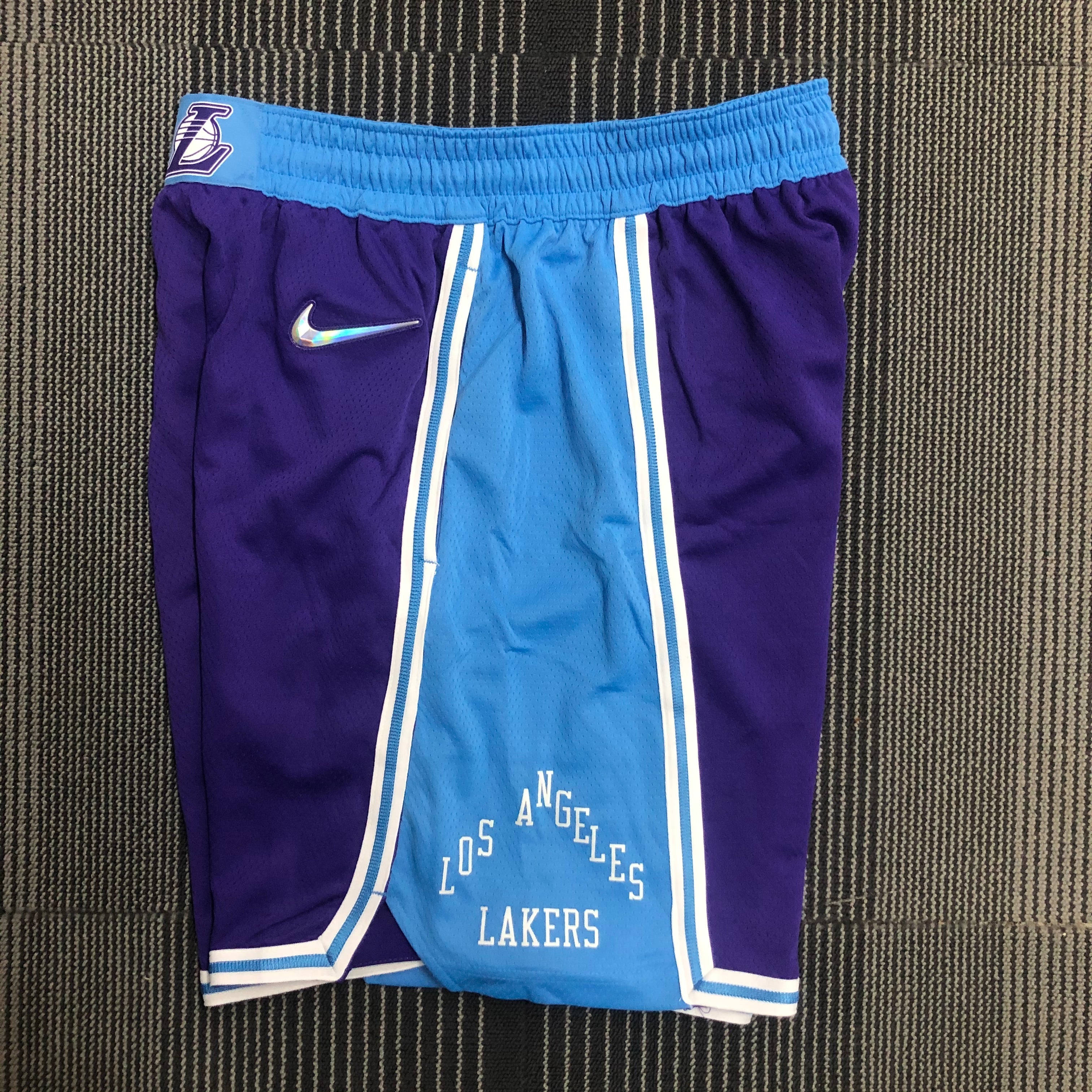 NBA Season 2022 75th Anniversary Los Angeles Lakers Purple Pant High Quality Name and Number Print - leoleo123123