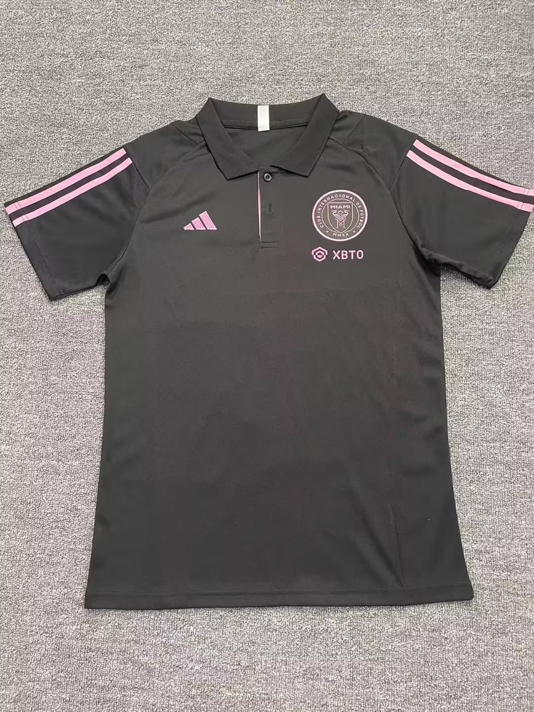23/24 Miami Polo Shirt Black Fans Version Thai Quality - leoleo123123
