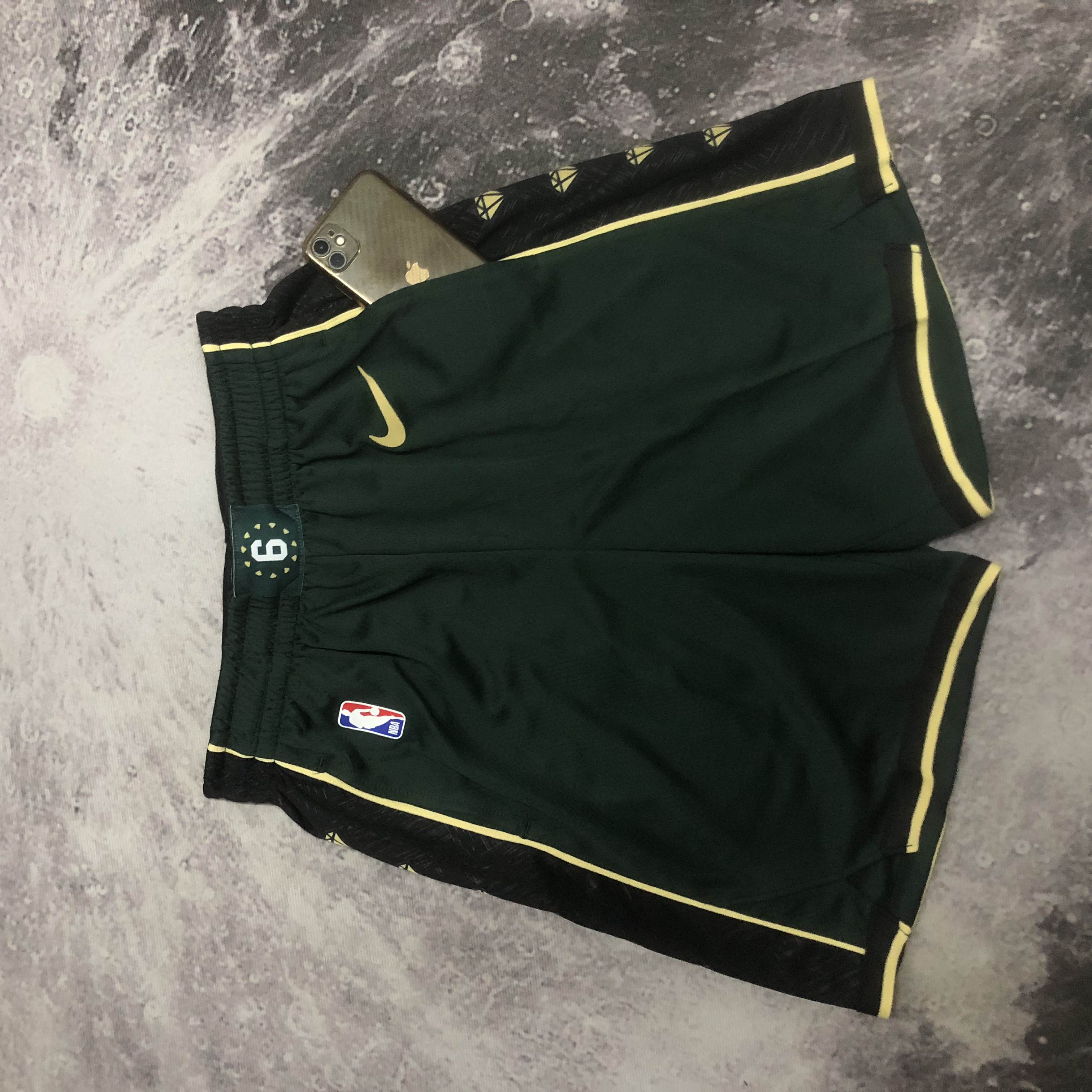 NBA Men Season 2023 Boston Celtics Dark Green City Version Pant High Quality Name and Number Print - leoleo123123