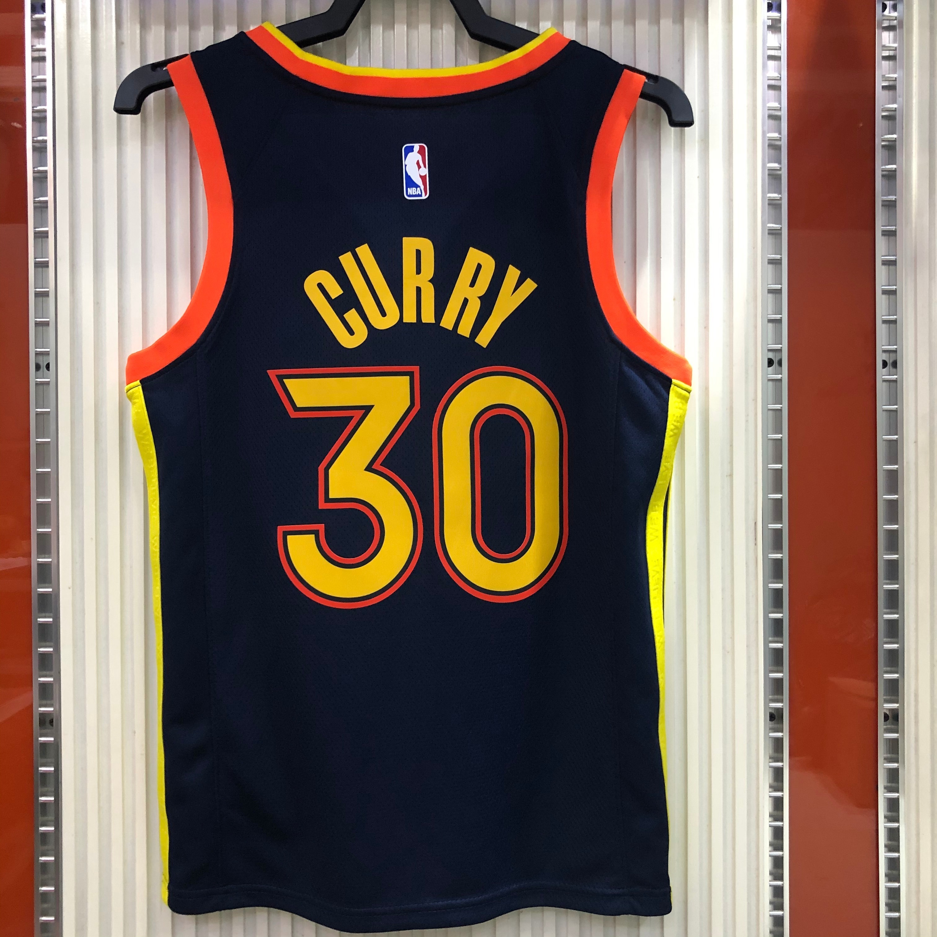 NBA Men Season 2021 Golden State Warriors #30 CURRY Black City Jersey High Quality Name and Number Print - leoleo123123