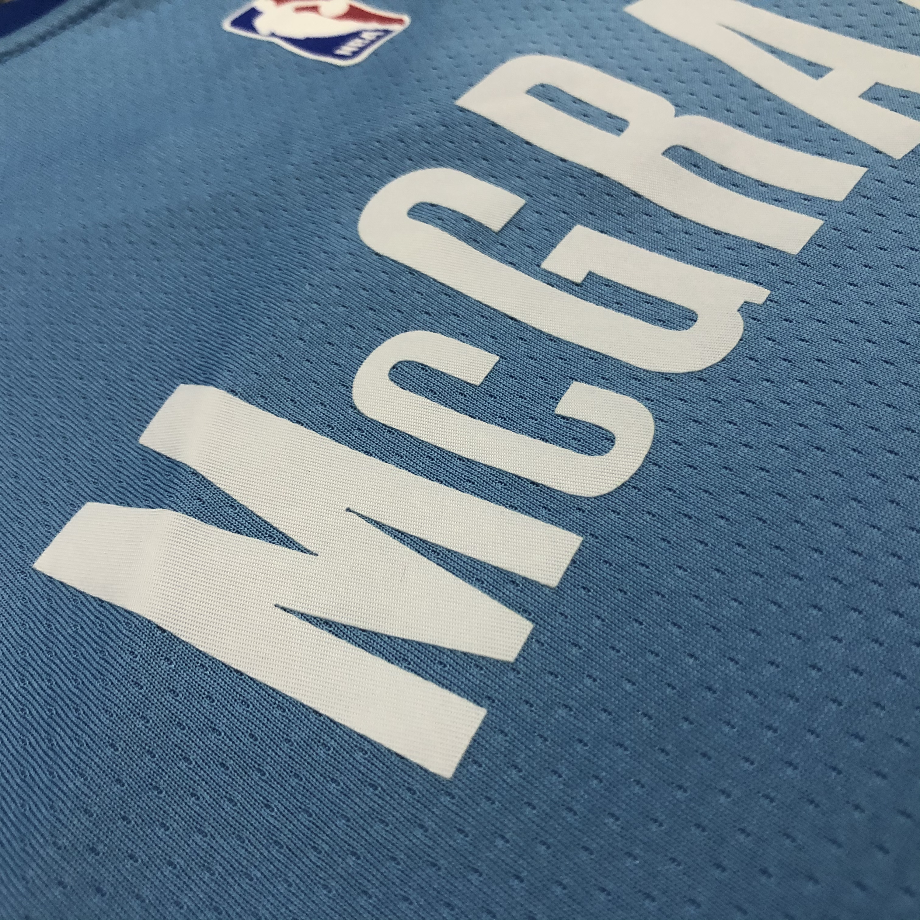 NBA Men Season 2021 Houston Rockets Light Blue City #1 MCGRADY Jersey High Quality Name and Number Print - leoleo123123