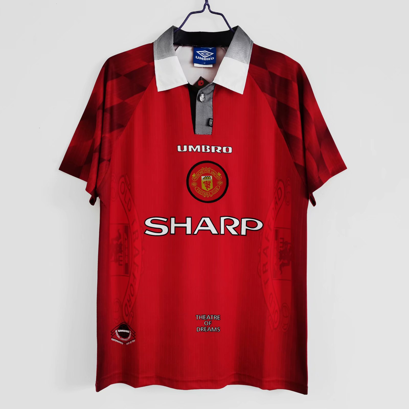 96-97 Man United Home Retro Jersey - leoleo123123